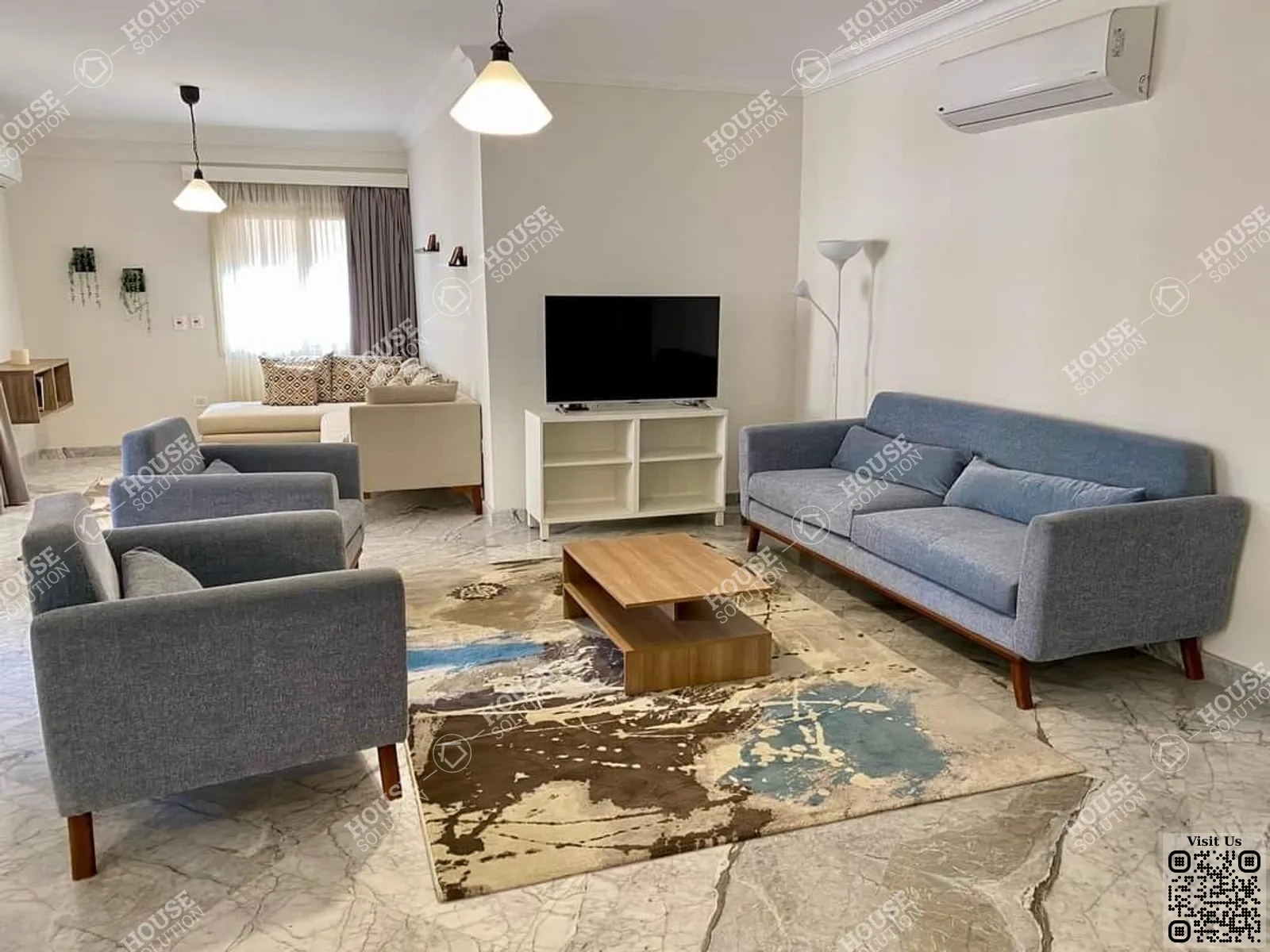 RECEPTION  @ Apartments For Rent In Maadi Maadi Sarayat Area: 185 m² consists of 3 Bedrooms 3 Bathrooms Modern furnished 5 stars #5945-0