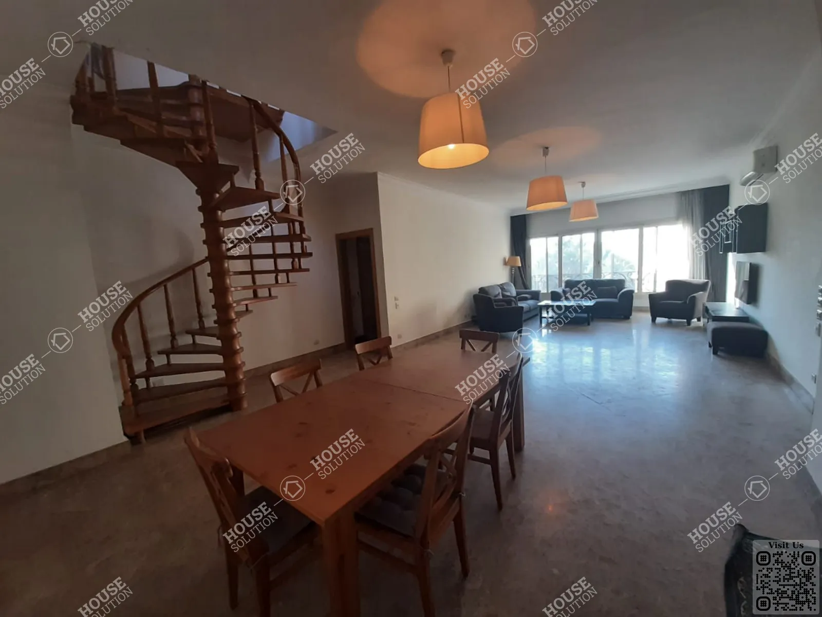 RECEPTION  @ Penthouses For Rent In Maadi Maadi Sarayat Area: 350 m² consists of 3 Bedrooms 3 Bathrooms Modern furnished 5 stars #5947-0