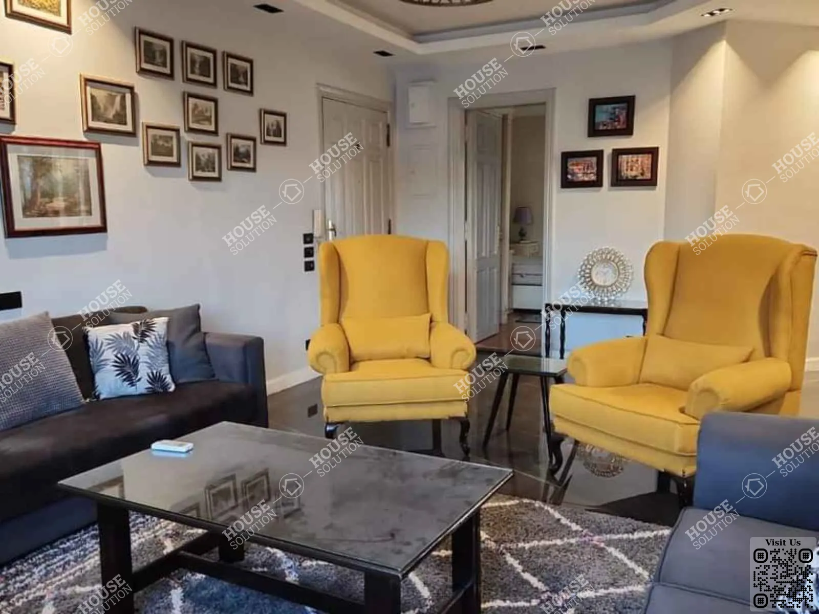RECEPTION @ Apartments For Rent In Maadi Maadi Sarayat Area: 150 m² consists of 2 Bedrooms 2 Bathrooms Modern furnished 5 stars #5949-1