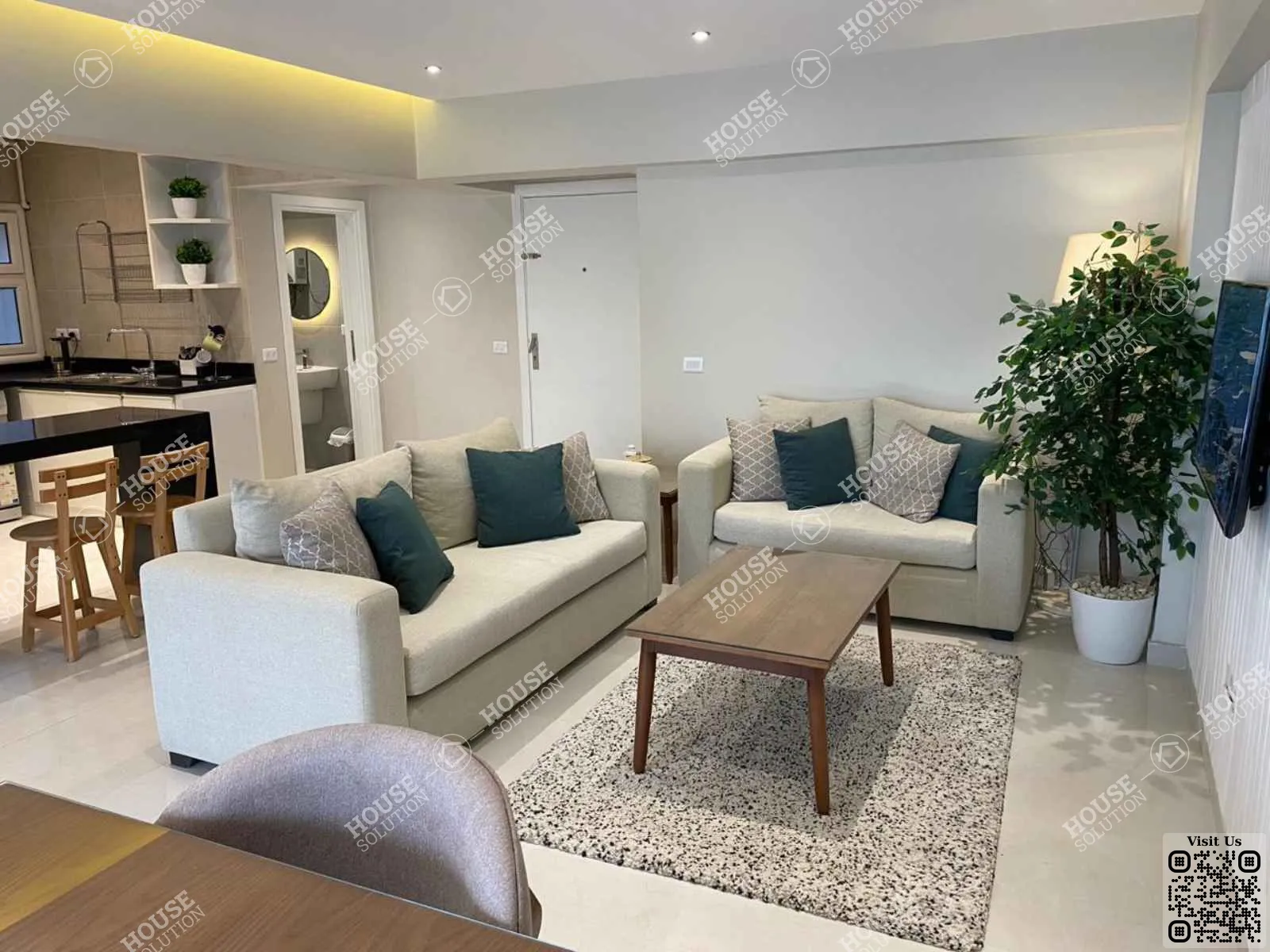 RECEPTION  @ Apartments For Rent In Maadi Maadi Degla Area: 110 m² consists of 2 Bedrooms 2 Bathrooms Modern furnished 5 stars #5951-0
