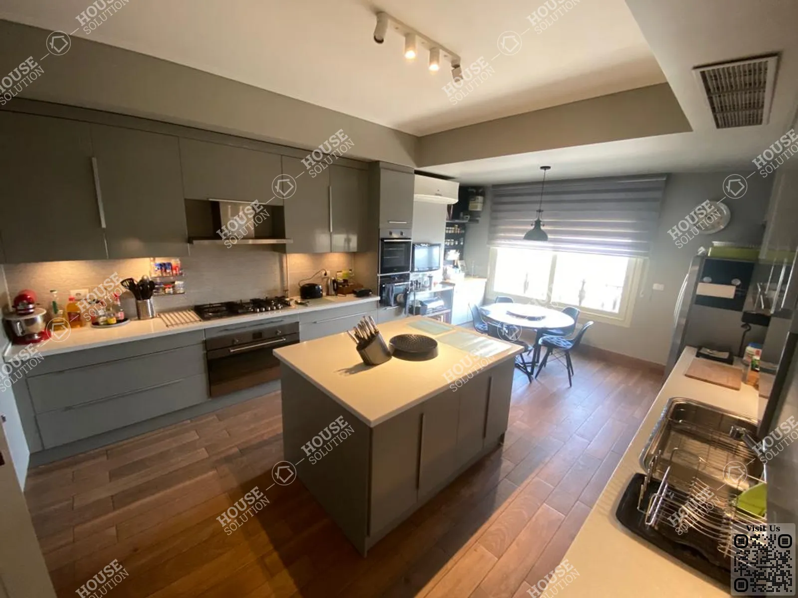 KITCHEN  @ Penthouses For Rent In Maadi Maadi Sarayat Area: 425 m² consists of 4 Bedrooms 4 Bathrooms Semi furnished 5 stars #5952-2