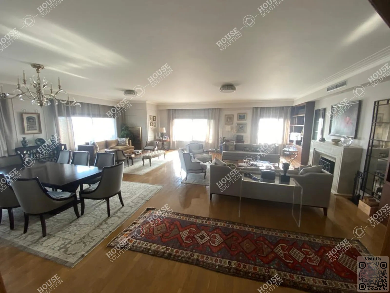 RECEPTION  @ Penthouses For Rent In Maadi Maadi Sarayat Area: 425 m² consists of 4 Bedrooms 4 Bathrooms Semi furnished 5 stars #5952-1