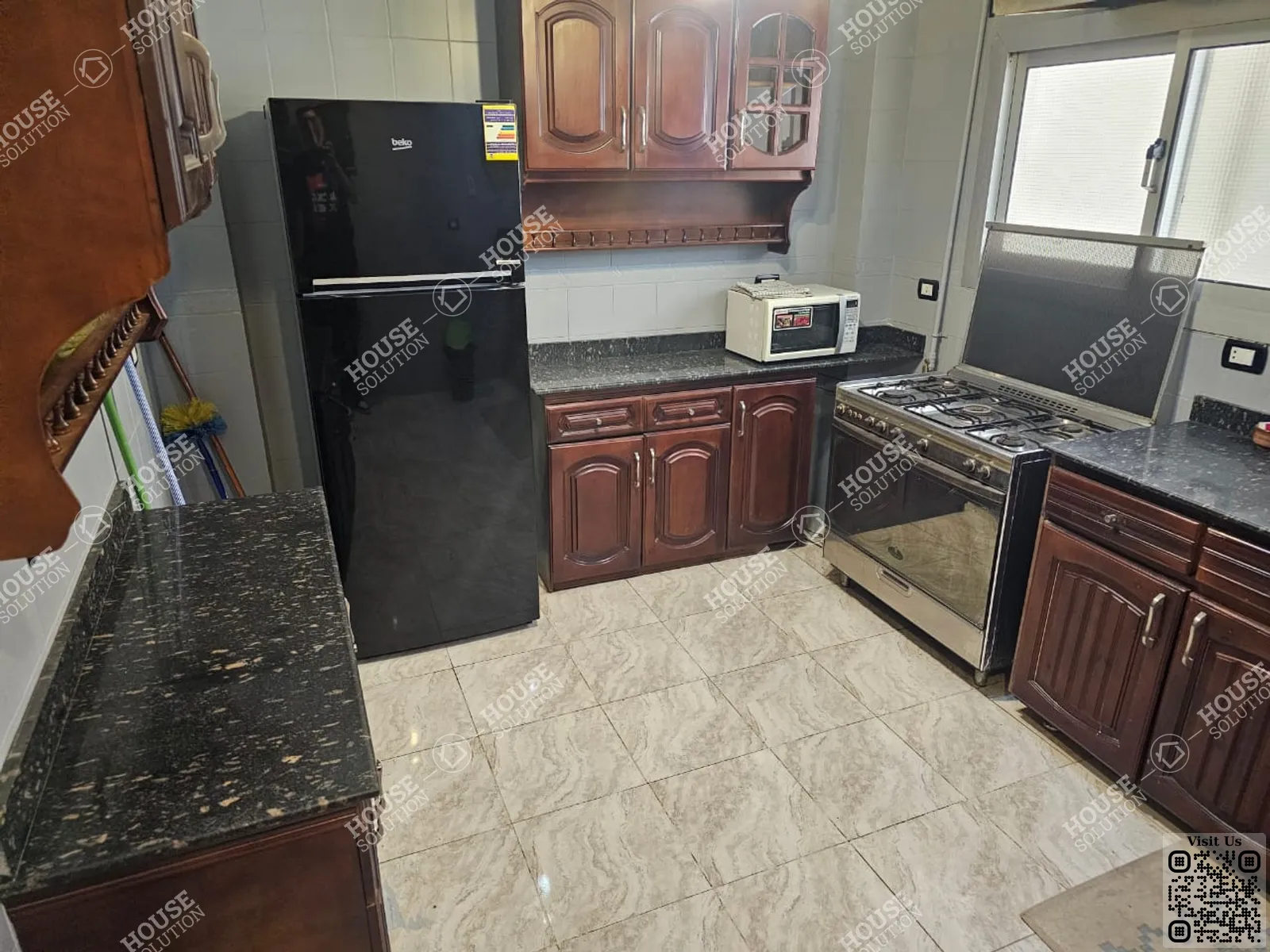 KITCHEN @ Apartments For Rent In Maadi Maadi Sarayat Area: 170 m² consists of 3 Bedrooms 2 Bathrooms Furnished 5 stars #5953-1