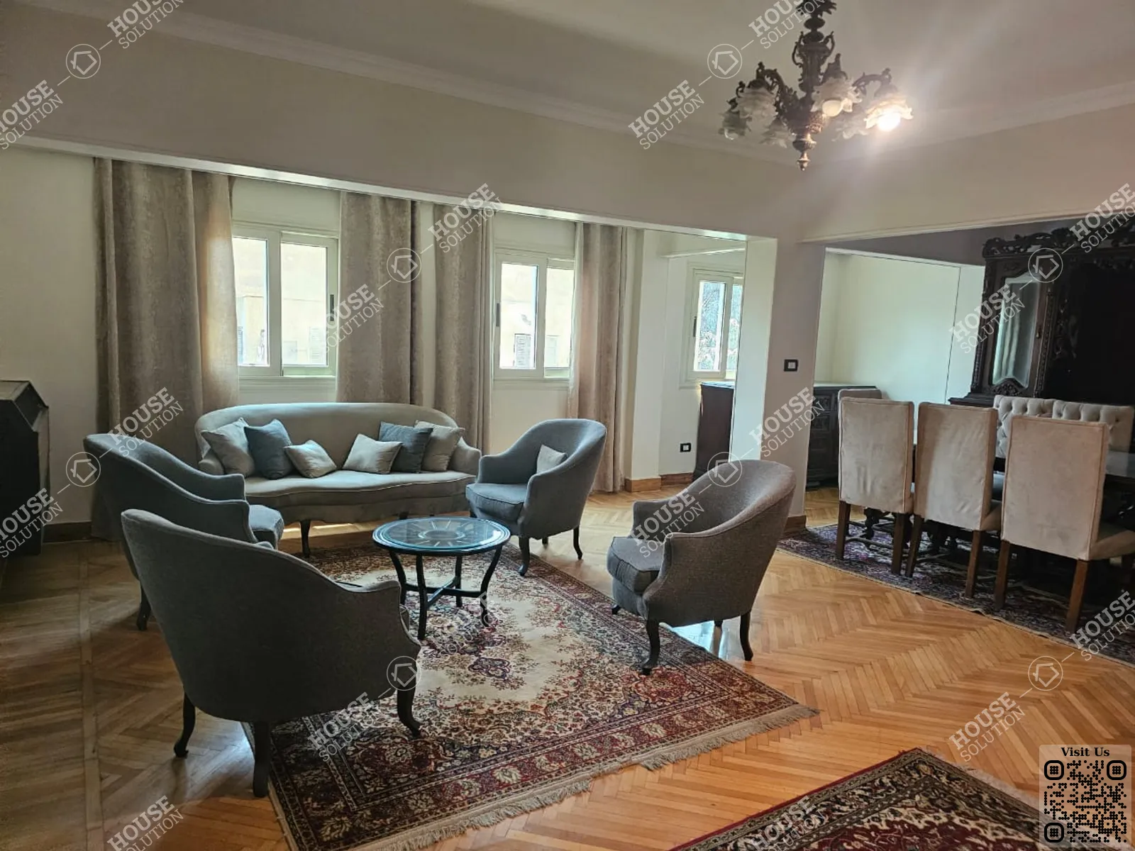 RECEPTION @ Apartments For Rent In Maadi Maadi Sarayat Area: 170 m² consists of 3 Bedrooms 2 Bathrooms Furnished 5 stars #5953-0