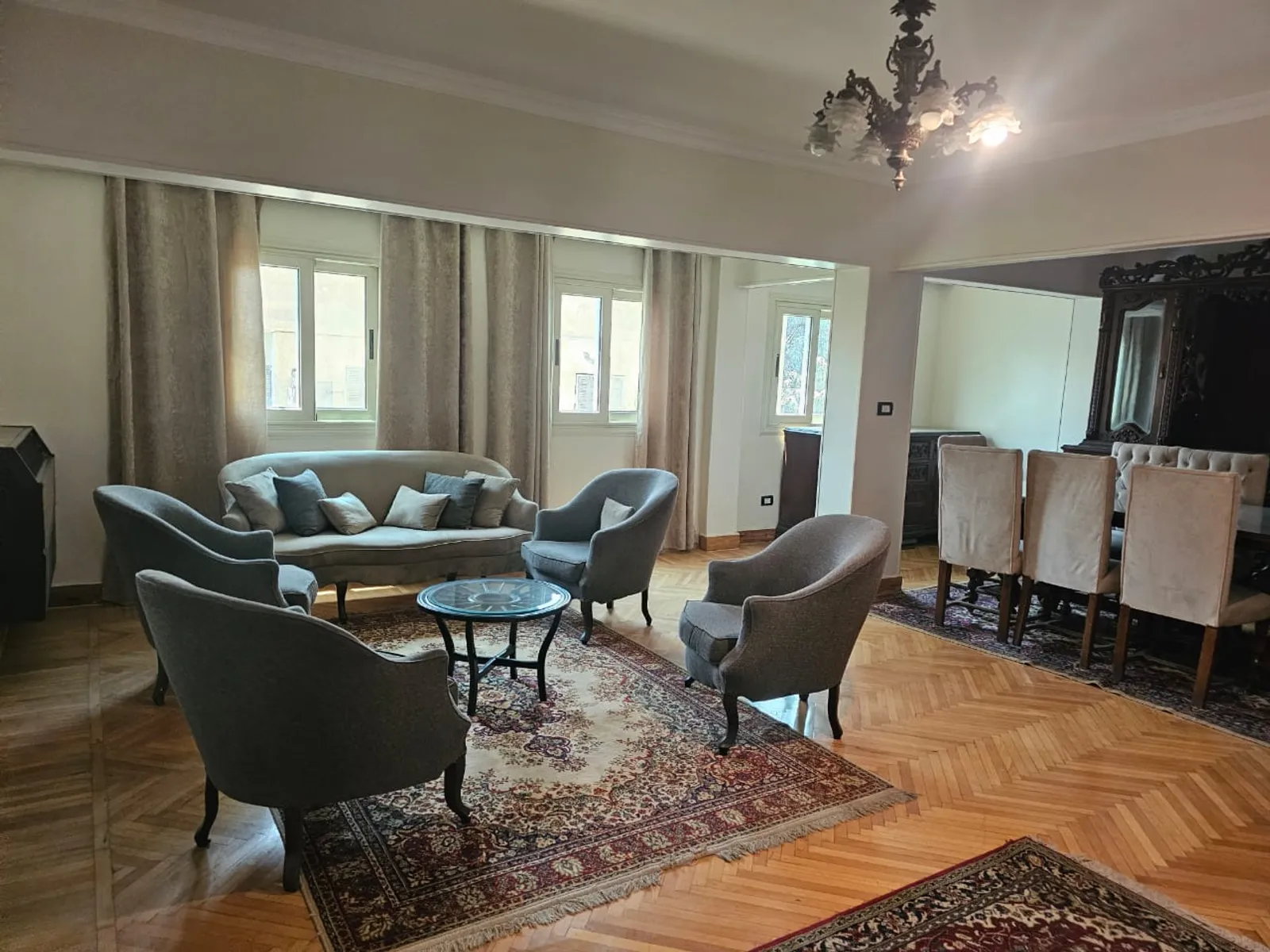 Apartments For Sale In Maadi Maadi Sarayat Area: 170 m² consists of 3 Bedrooms 2 Bathrooms Furnished 5 stars #5953