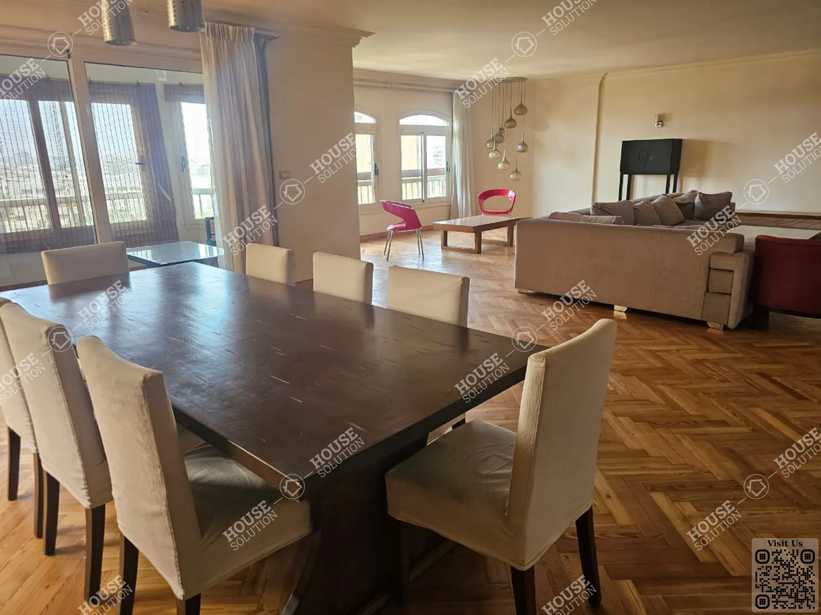 RECEPTION  @ Apartments For Rent In Maadi Maadi Degla Area: 250 m² consists of 3 Bedrooms 3 Bathrooms Modern furnished 5 stars #5954-2