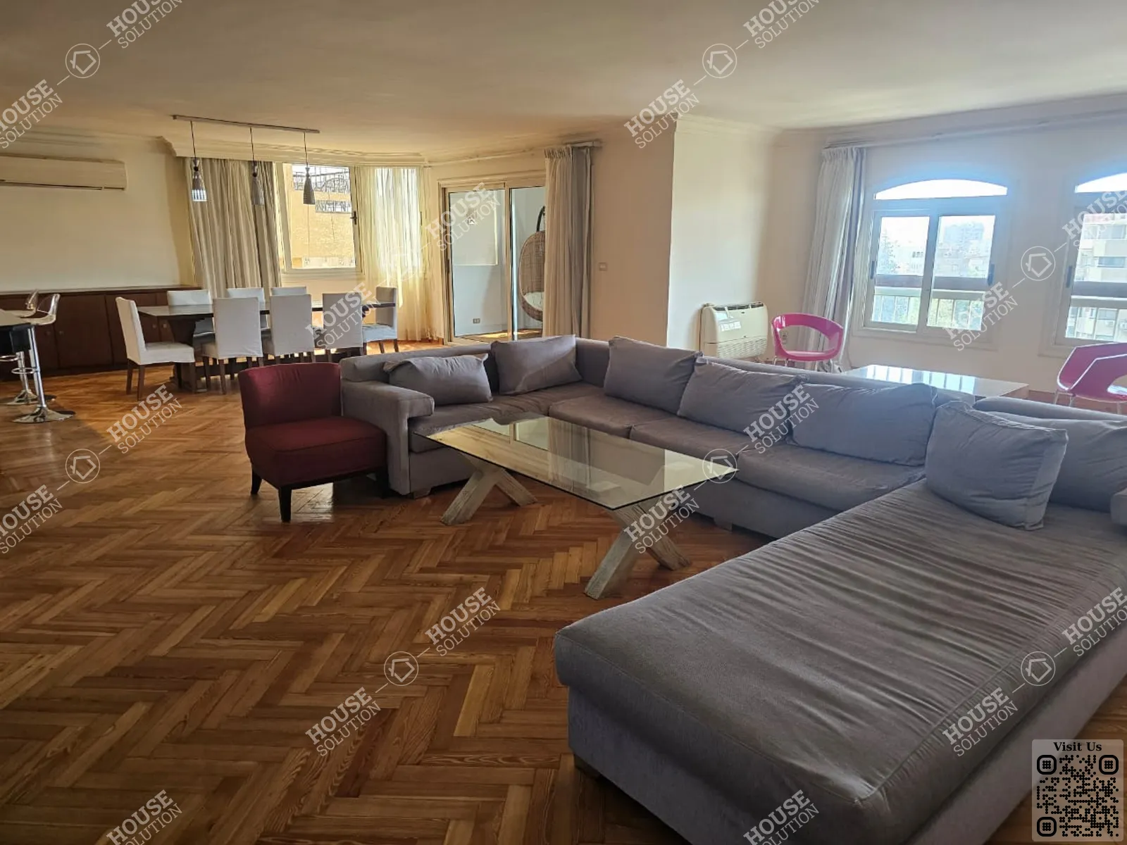 RECEPTION  @ Apartments For Rent In Maadi Maadi Degla Area: 250 m² consists of 3 Bedrooms 3 Bathrooms Modern furnished 5 stars #5954-0