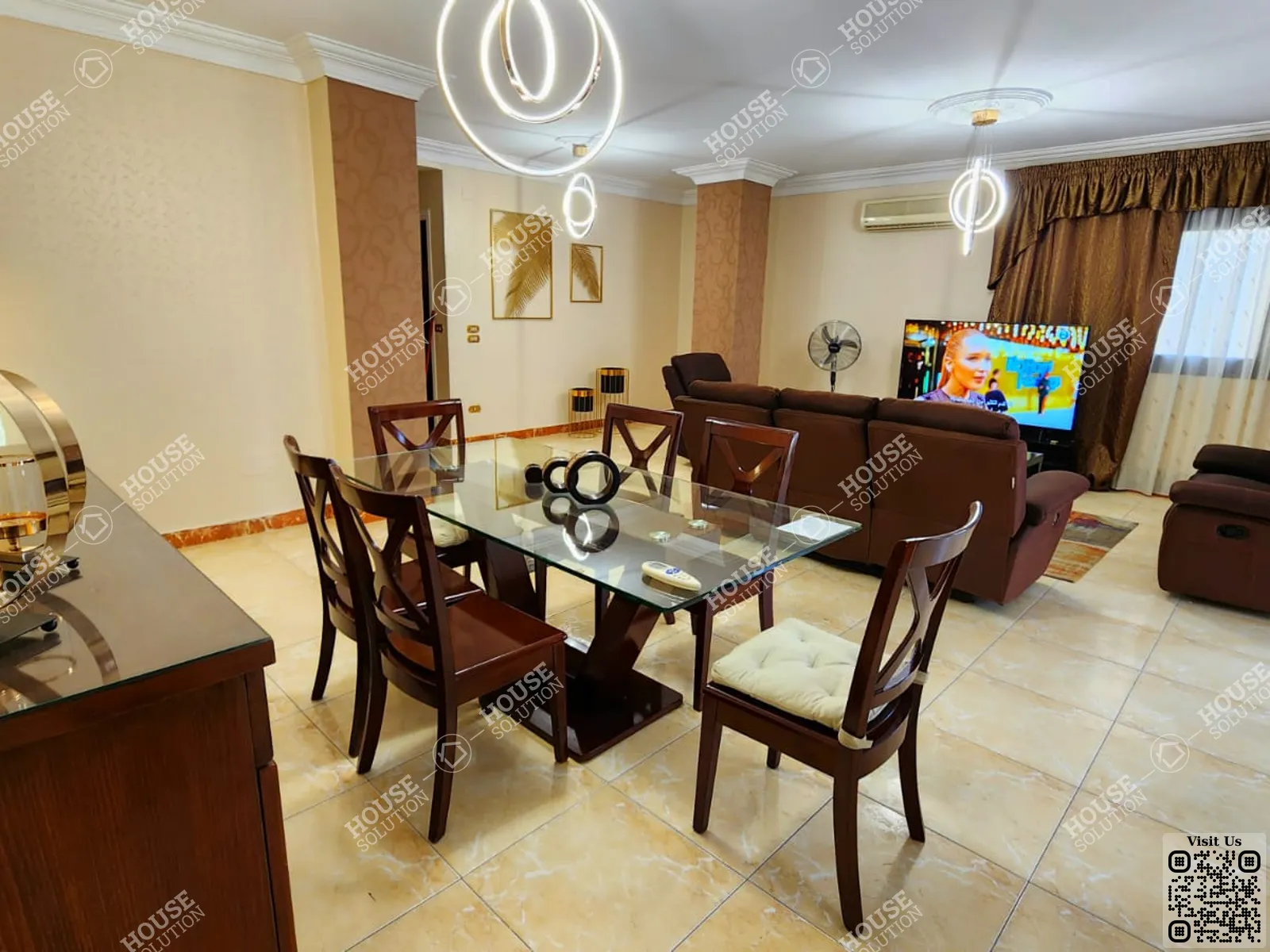 DINING AREA @ Apartments For Rent In Maadi Maadi Degla Area: 150 m² consists of 2 Bedrooms 2 Bathrooms Modern furnished 5 stars #5955-2