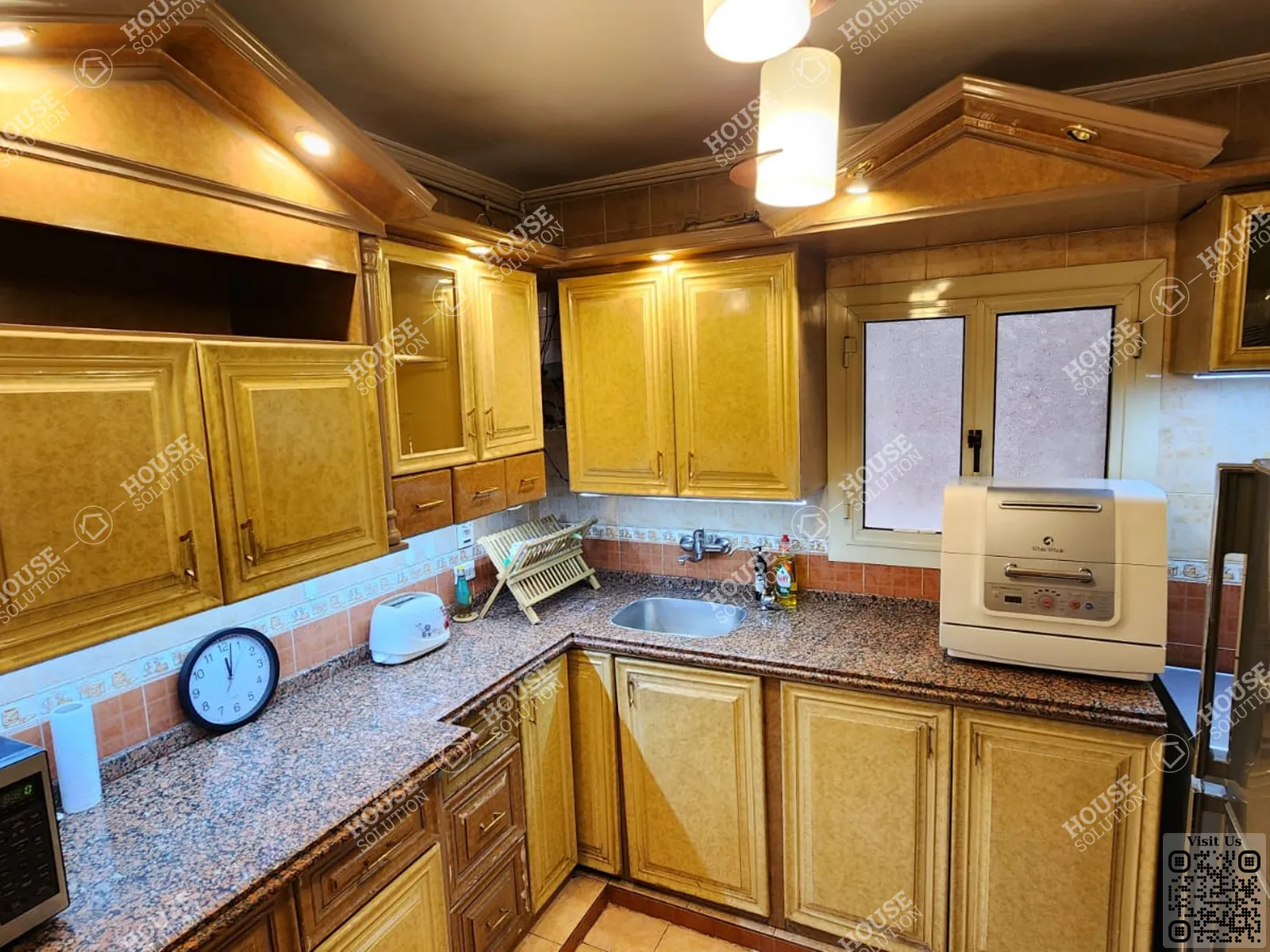 KITCHEN  @ Apartments For Rent In Maadi Maadi Degla Area: 150 m² consists of 2 Bedrooms 2 Bathrooms Modern furnished 5 stars #5955-1