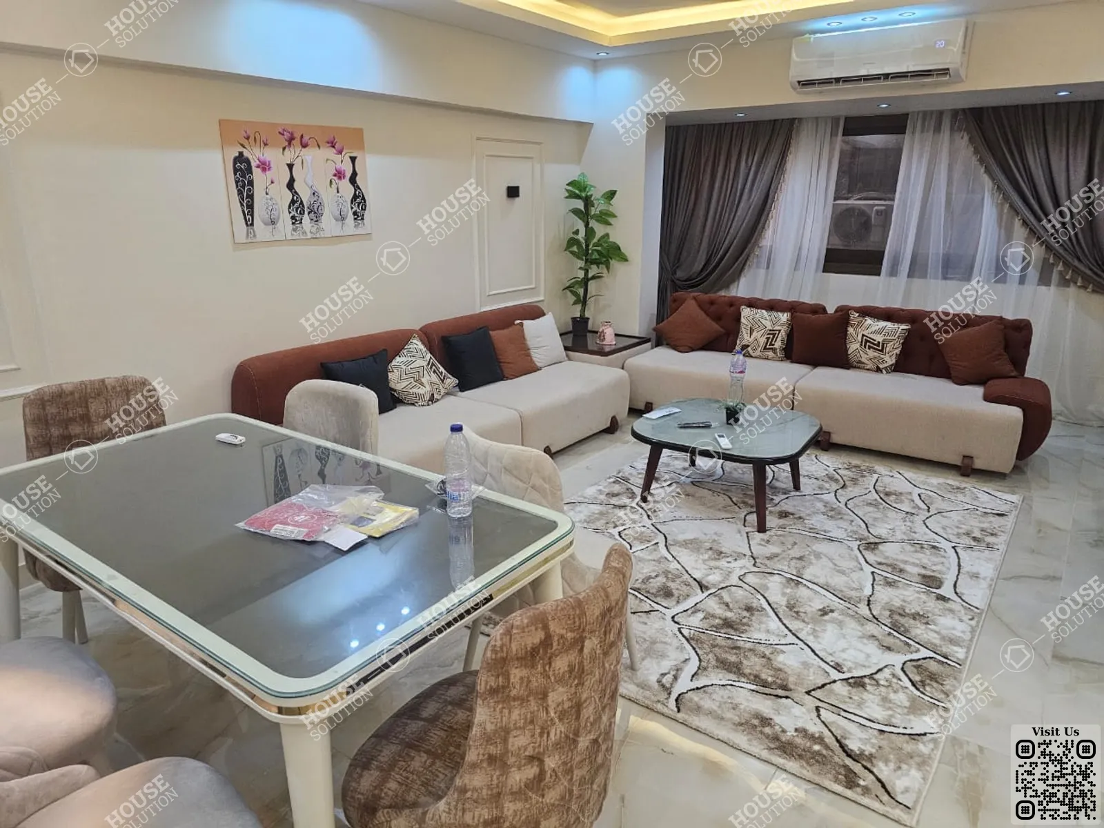 RECEPTION  @ Apartments For Rent In Maadi Maadi Degla Area: 125 m² consists of 2 Bedrooms 2 Bathrooms Modern furnished 5 stars #5958-2
