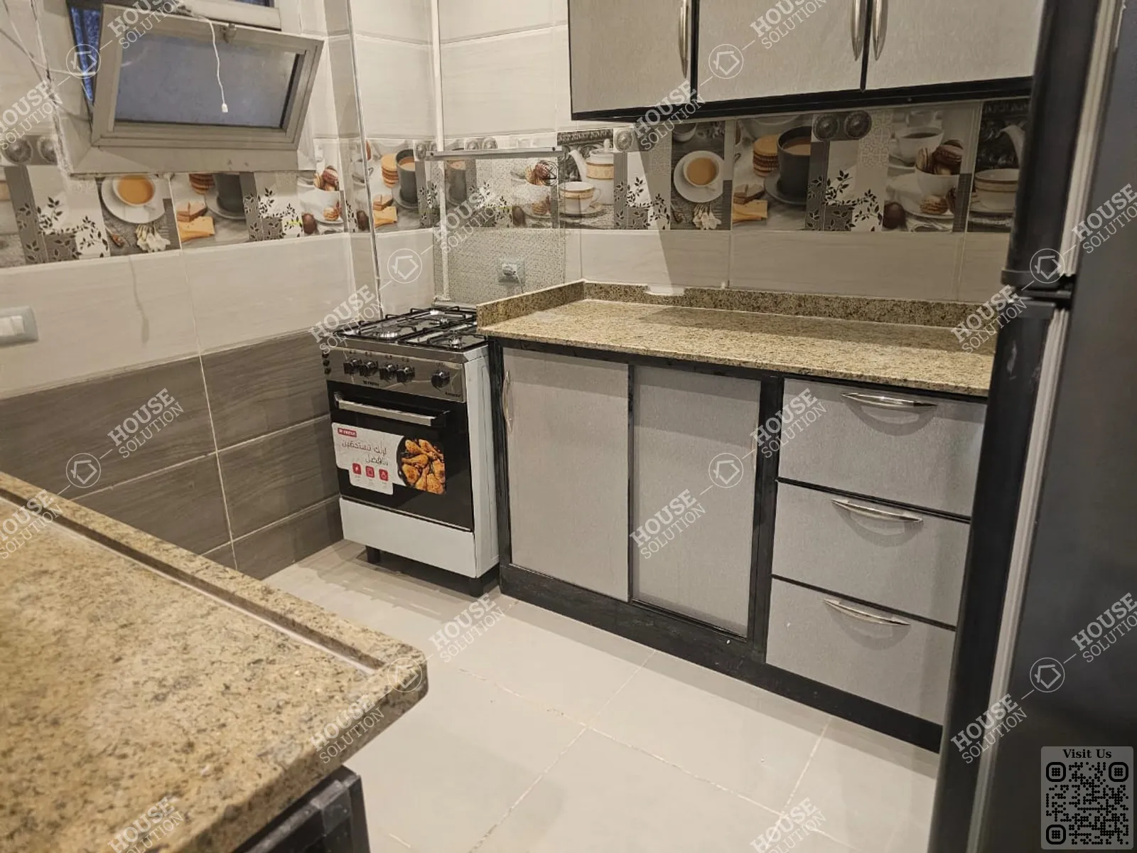 KITCHEN  @ Apartments For Rent In Maadi Maadi Degla Area: 125 m² consists of 2 Bedrooms 2 Bathrooms Modern furnished 5 stars #5958-1