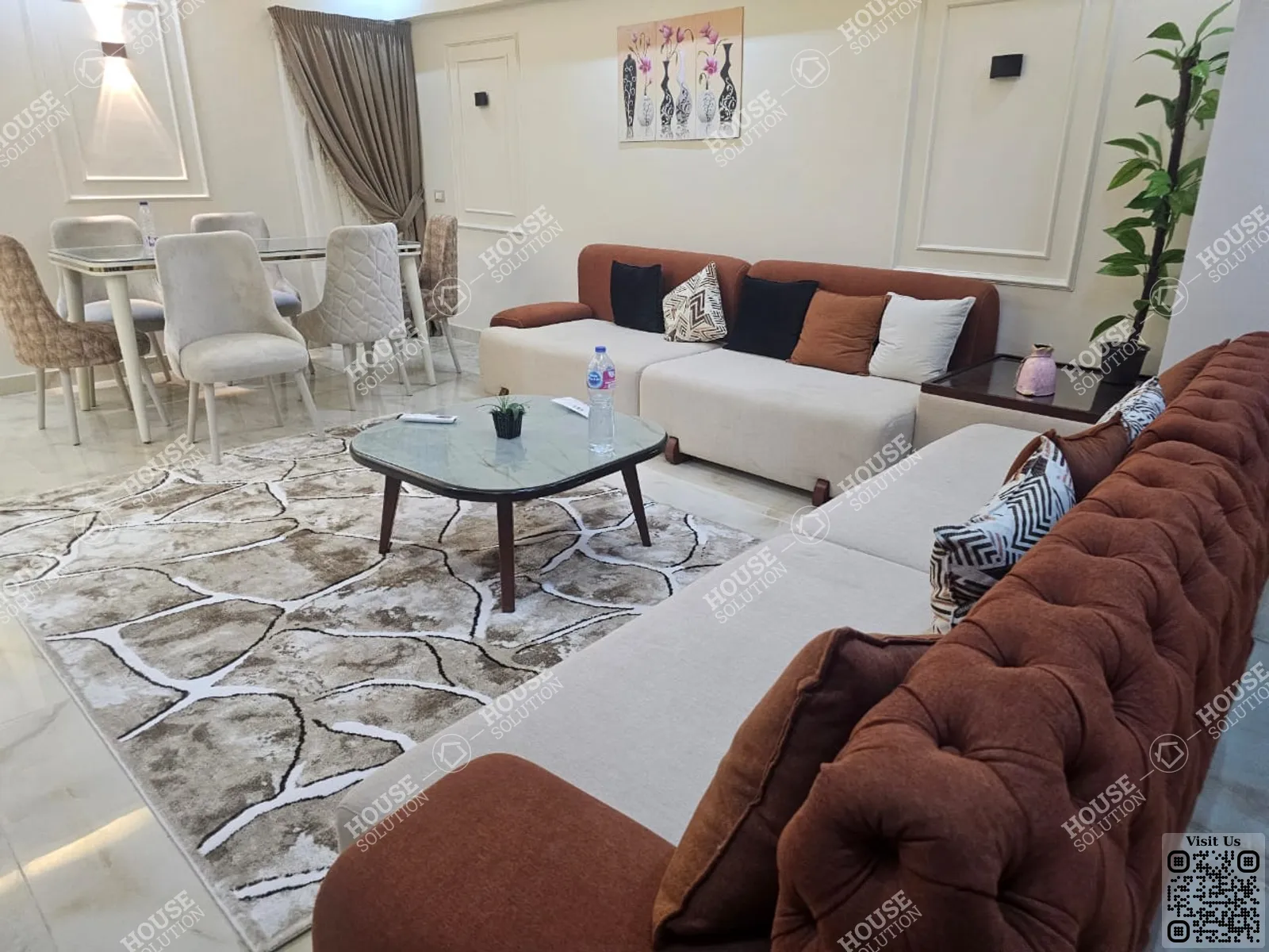 RECEPTION  @ Apartments For Rent In Maadi Maadi Degla Area: 125 m² consists of 2 Bedrooms 2 Bathrooms Modern furnished 5 stars #5958-0