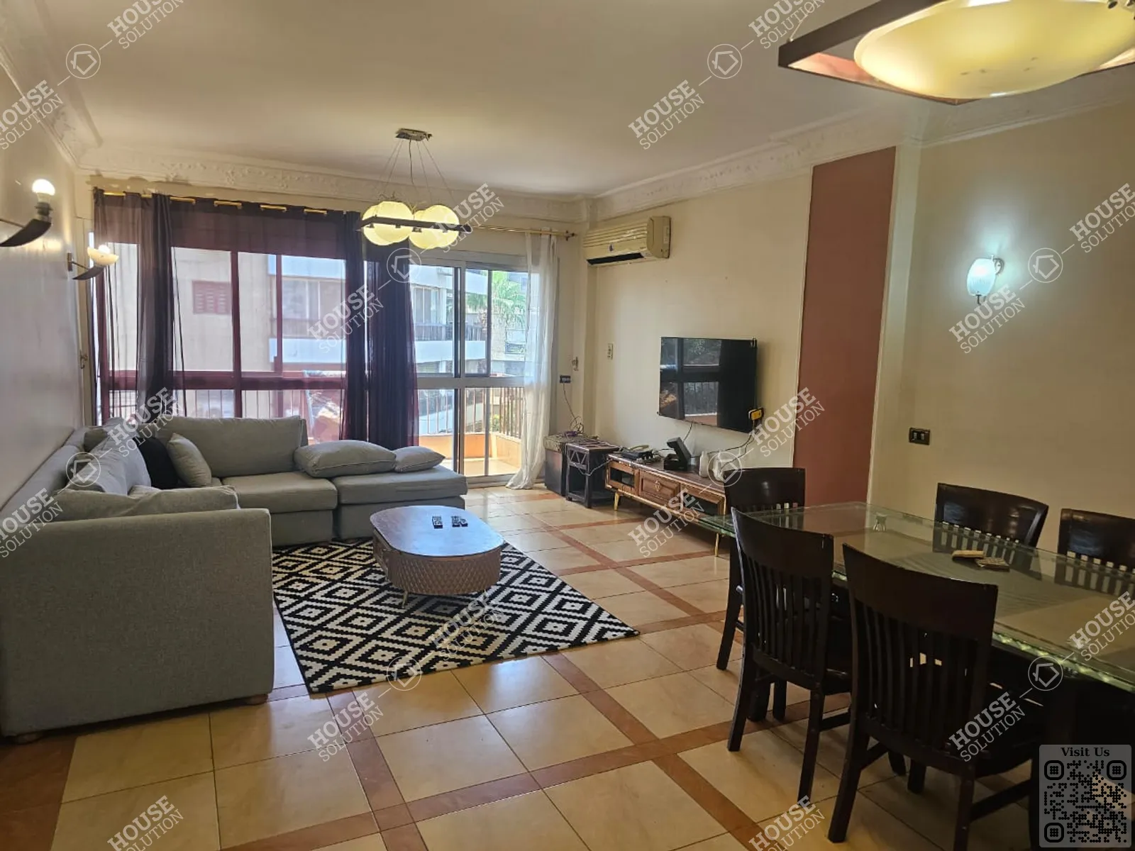RECEPTION @ Apartments For Rent In Maadi Maadi Degla Area: 125 m² consists of 2 Bedrooms 2 Bathrooms Furnished 5 stars #5961-0