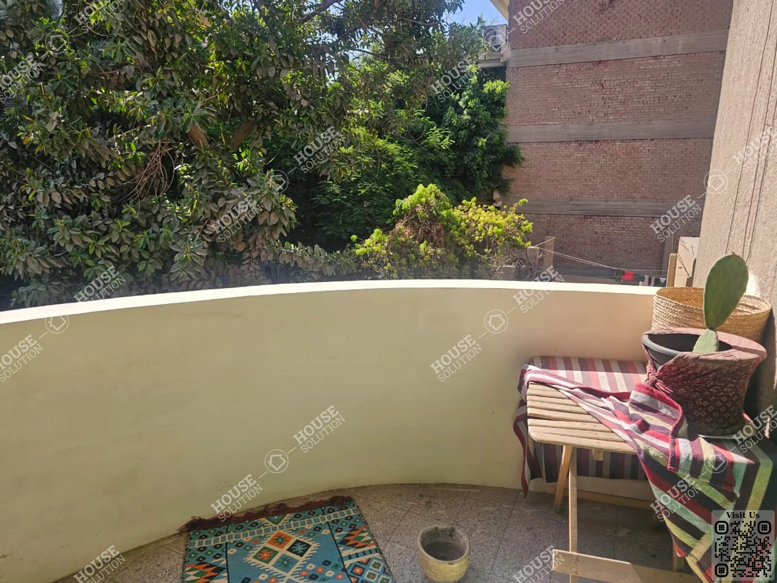 BALCONY  @ Apartments For Rent In Maadi Old Maadi Area: 110 m² consists of 2 Bedrooms 1 Bathrooms Furnished 5 stars #5963-2