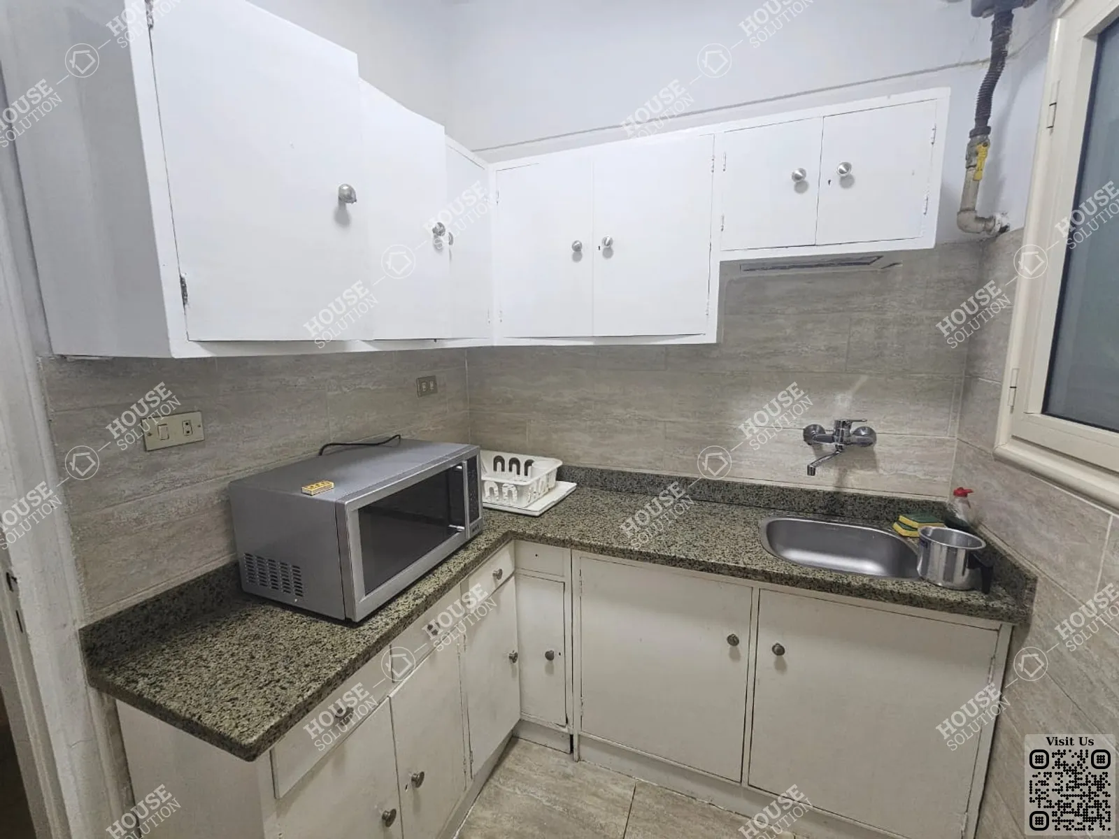 KITCHEN  @ Ground Floors For Rent In Maadi Maadi Degla Area: 110 m² consists of 2 Bedrooms 1 Bathrooms Furnished 5 stars #5964-2