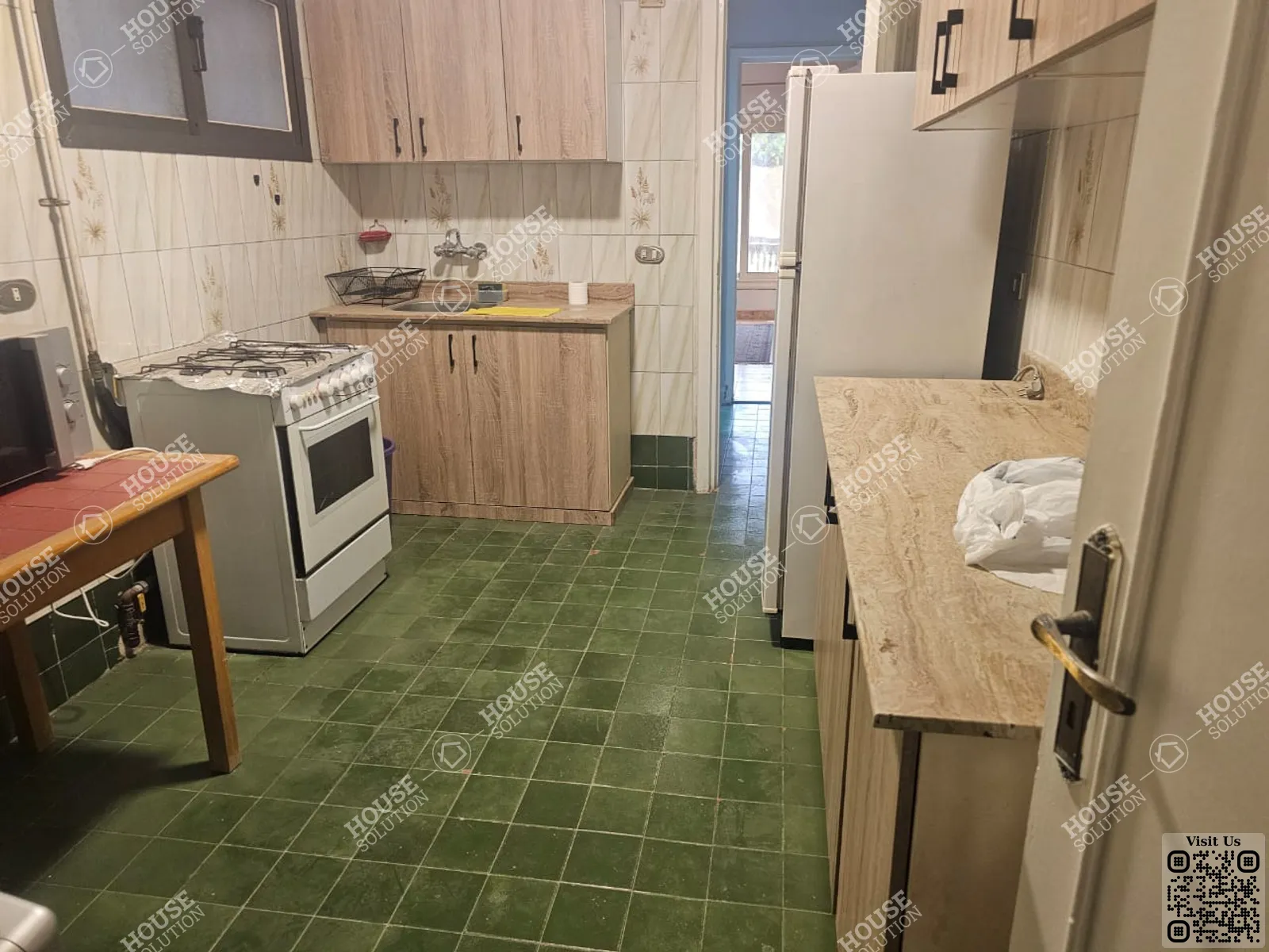 KITCHEN @ Apartments For Rent In Maadi Maadi Sarayat Area: 125 m² consists of 2 Bedrooms 2 Bathrooms Furnished 5 stars #5965-1