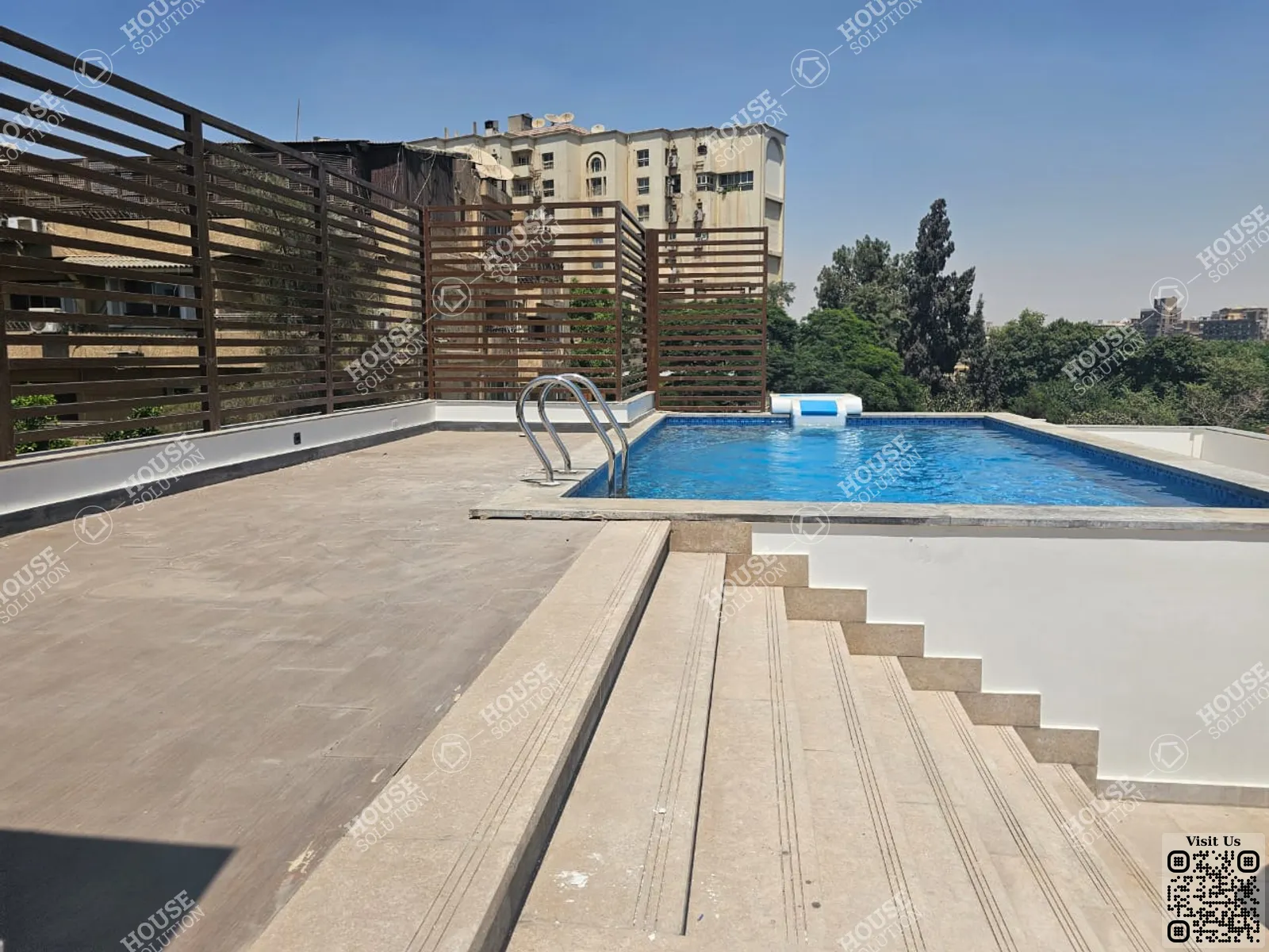 PRIVATE SWIMMING POOL  @ Penthouses For Rent In Maadi Maadi Sarayat Area: 350 m² consists of 3 Bedrooms 5 Bathrooms Semi furnished 5 stars #5969-0