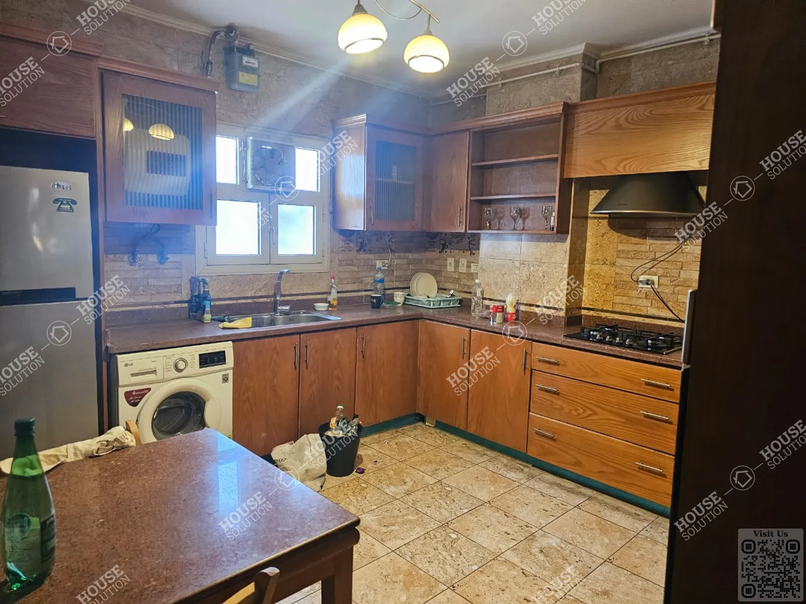 KITCHEN  @ Apartments For Rent In Maadi Maadi Sarayat Area: 180 m² consists of 3 Bedrooms 2 Bathrooms Modern furnished 5 stars #5970-2