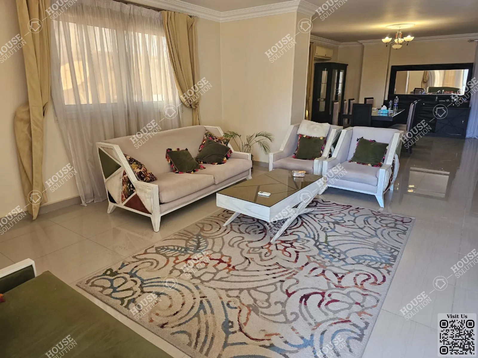 RECEPTION  @ Apartments For Rent In Maadi Maadi Sarayat Area: 180 m² consists of 3 Bedrooms 2 Bathrooms Modern furnished 5 stars #5970-1