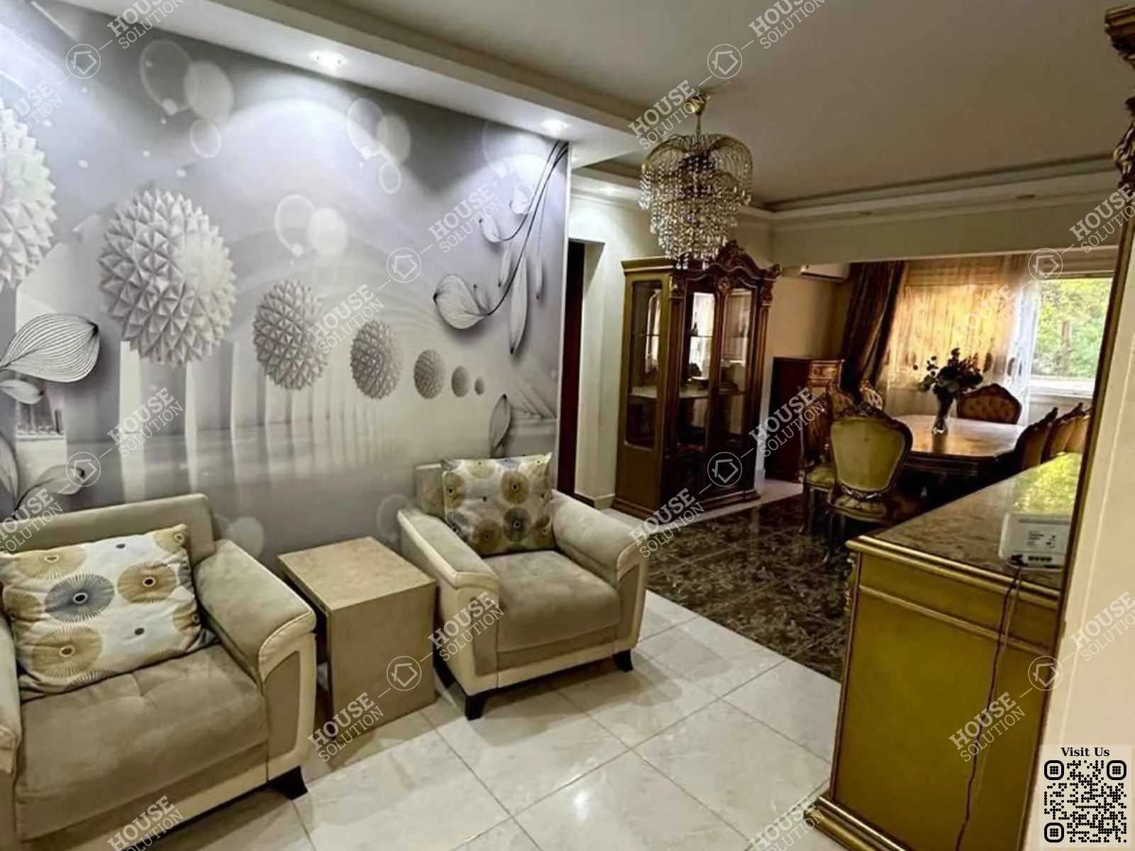 RECEPTION @ Apartments For Rent In Maadi Maadi Sarayat Area: 200 m² consists of 3 Bedrooms 2 Bathrooms Furnished 5 stars #5971-2