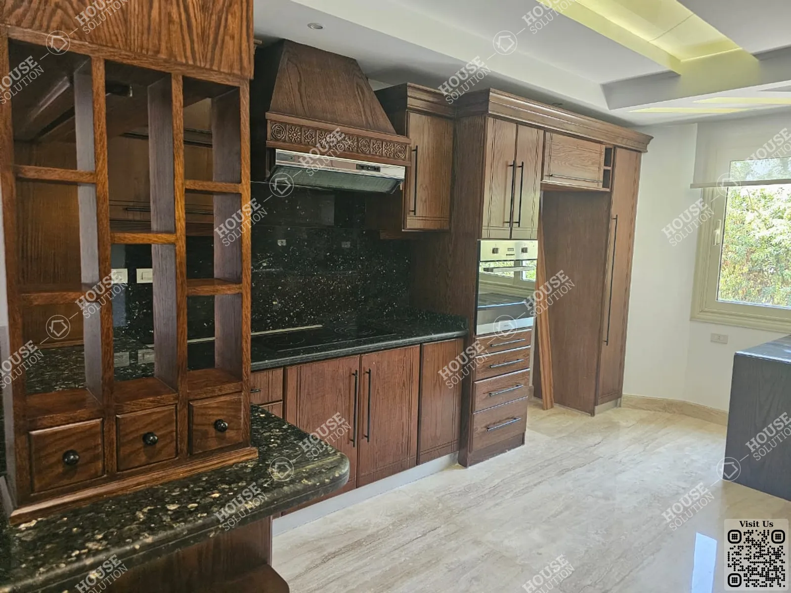 KITCHEN @ Apartments For Rent In Maadi Maadi Sarayat Area: 250 m² consists of 3 Bedrooms 3 Bathrooms Semi furnished 5 stars #5972-2