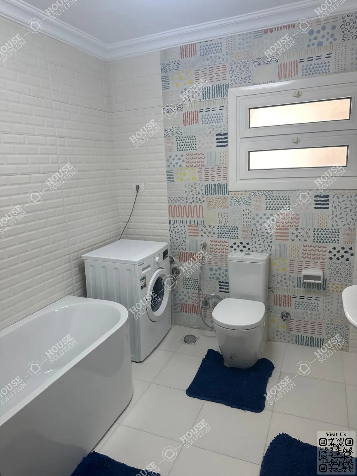 SECOND BATHROOM @ Apartments For Rent In Maadi Maadi Degla Area: 165 m² consists of 2 Bedrooms 2 Bathrooms Modern furnished 4 stars #5978-2