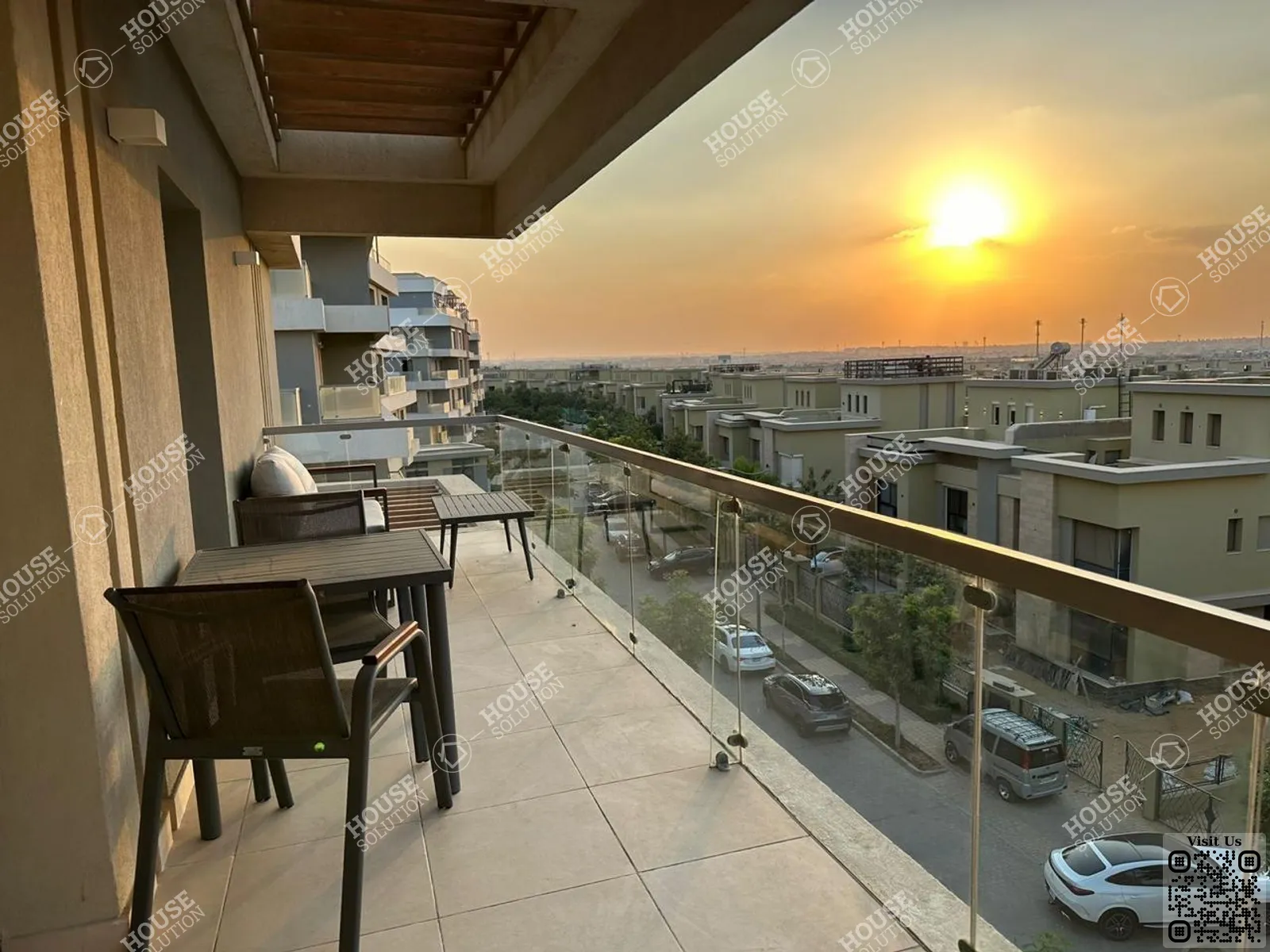 BALCONY  @ Apartments For Rent In New Cairo Sodic - Sky Condos by Villette Area: 156 m² consists of 2 Bedrooms 3 Bathrooms Modern furnished 5 stars #5985-0