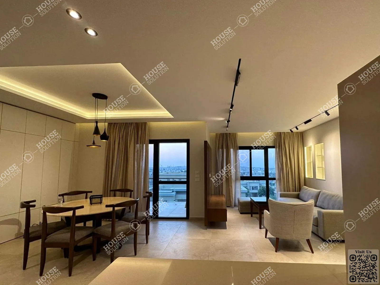 RECEPTION @ Apartments For Rent In New Cairo Sodic - Sky Condos by Villette Area: 156 m² consists of 2 Bedrooms 3 Bathrooms Modern furnished 5 stars #5985-1