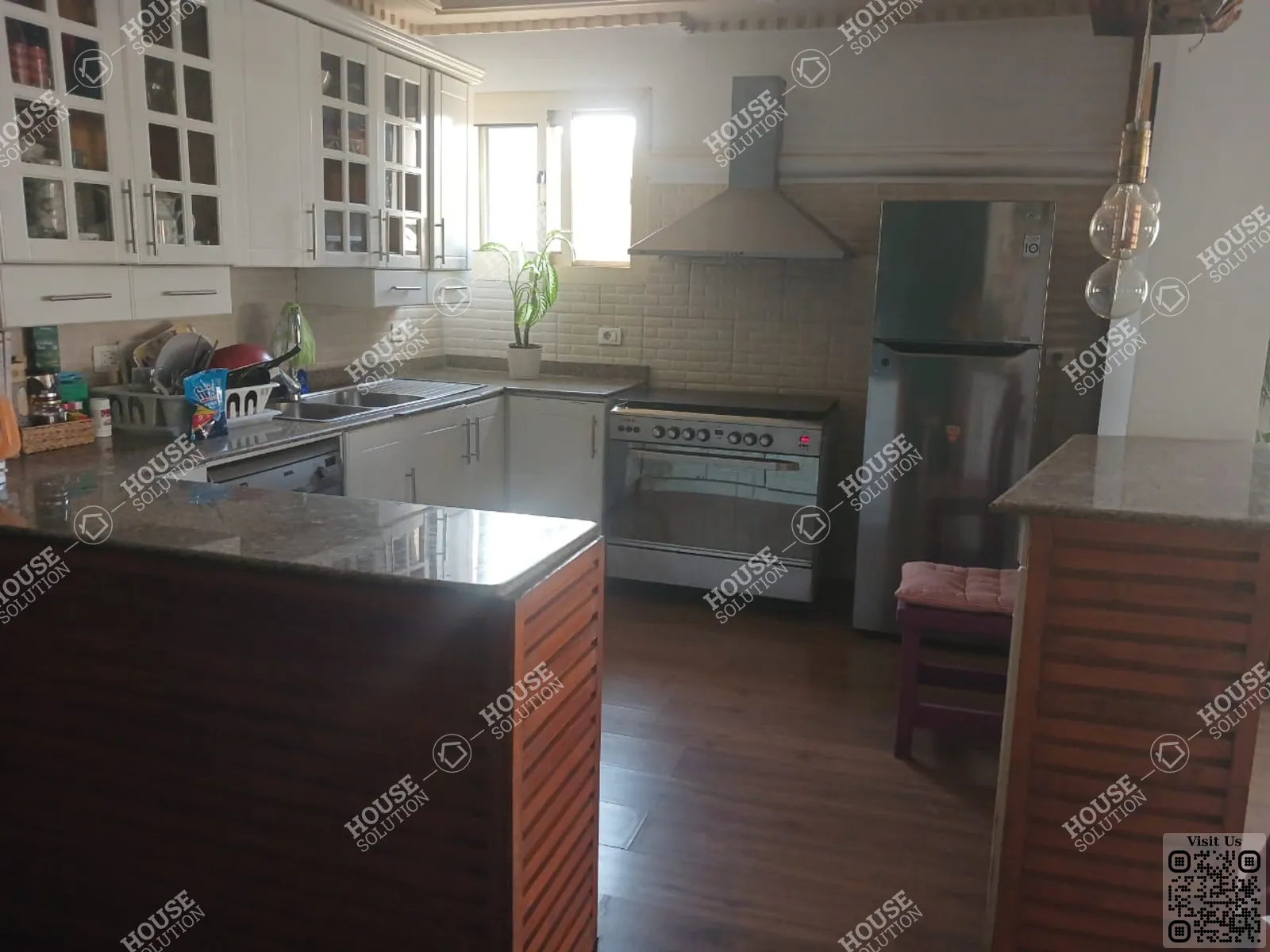 KITCHEN @ Apartments For Rent In Maadi Maadi Degla Area: 160 m² consists of 3 Bedrooms 2 Bathrooms Modern furnished 3 stars #5987-2