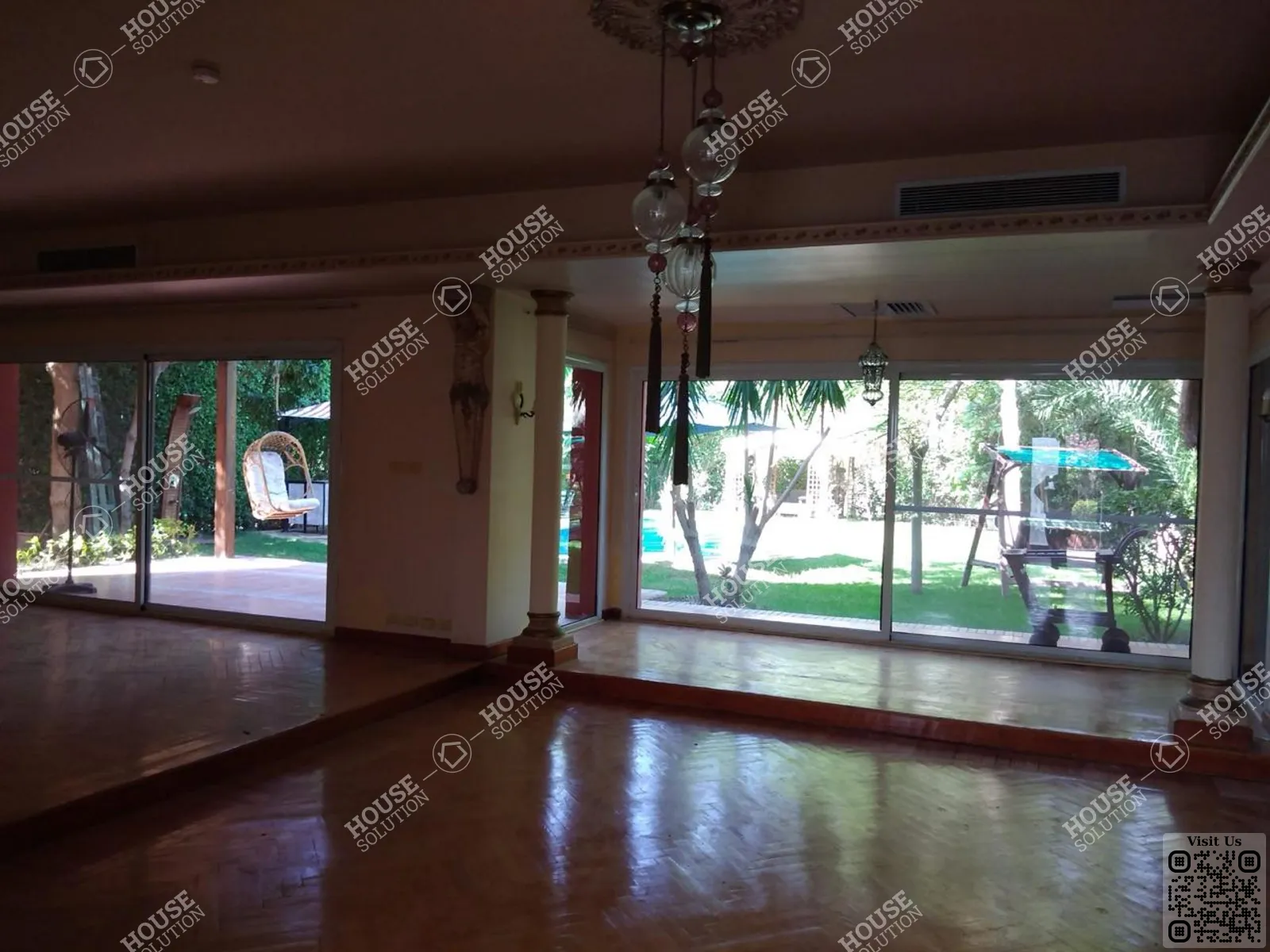 RECEPTION @ Villas For Rent In Katameya katameya Heights Area: 500 m² consists of 6 Bedrooms 6 Bathrooms Furnished 4 stars #5989-2