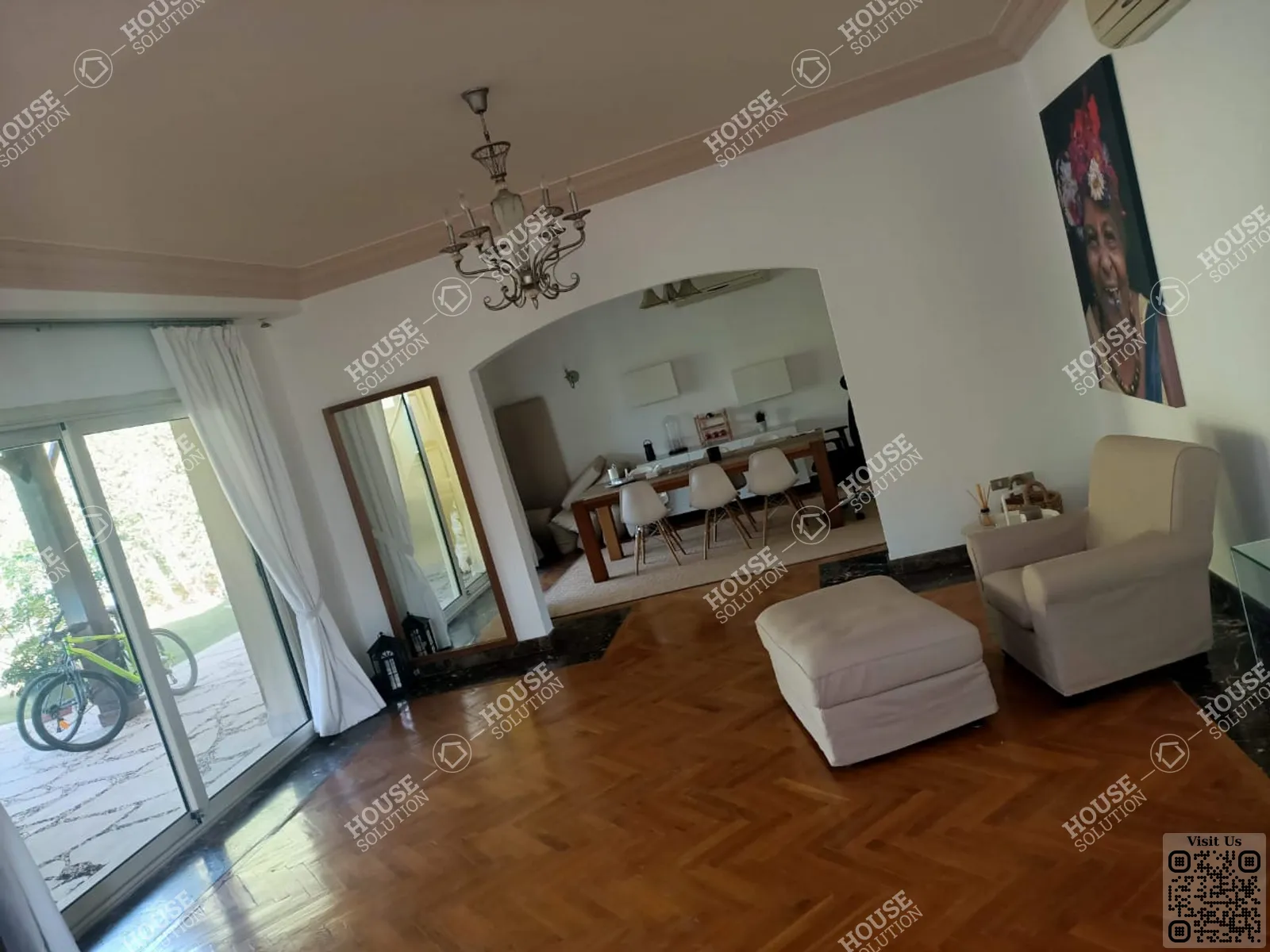 RECEPTION @ Villas For Rent In Katameya katameya Heights Area: 450 m² consists of 4 Bedrooms 5 Bathrooms Semi furnished 5 stars #5993-1