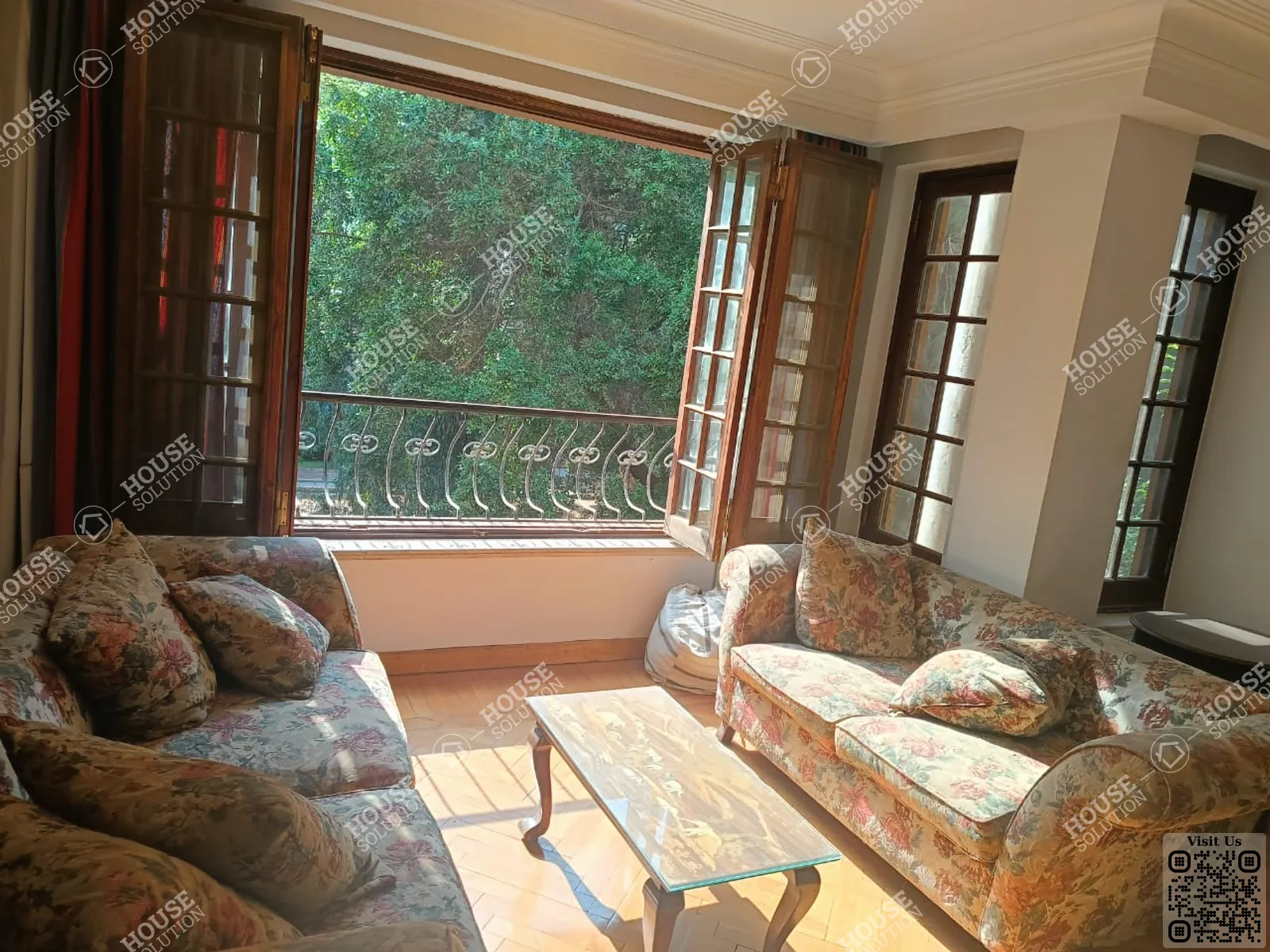 RECEPTION  @ Apartments For Sale In Maadi Maadi Sarayat Area: 260 m² consists of 4 Bedrooms 3 Bathrooms Furnished 5 stars #5995-0