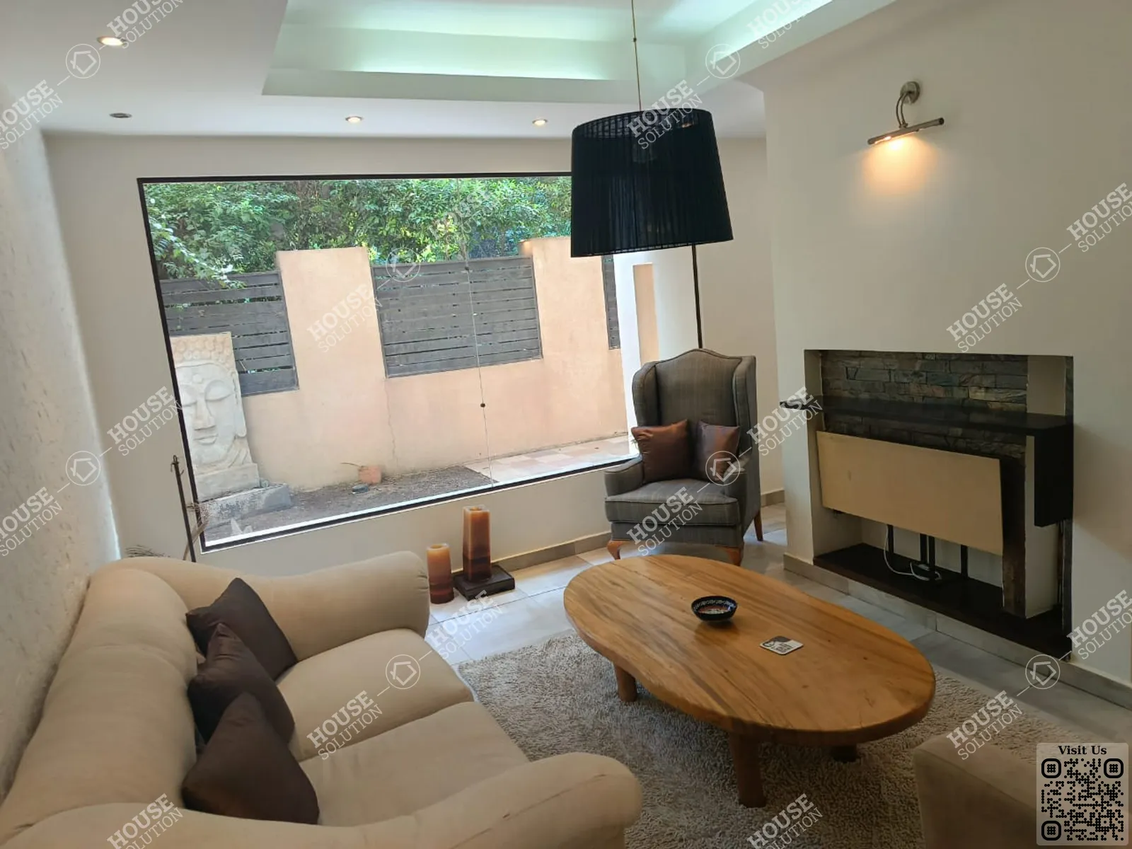 LIVING AREA  @ Ground Floors For Sale In Maadi Maadi Sarayat Area: 260 m² consists of 5 Bedrooms 4 Bathrooms Furnished 5 stars #5998-0