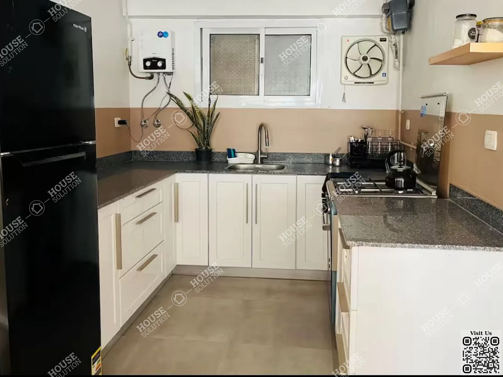 KITCHEN  @ Apartments For Rent In Maadi Maadi Sarayat Area: 150 m² consists of 2 Bedrooms 1 Bathrooms Furnished 5 stars #5999-2