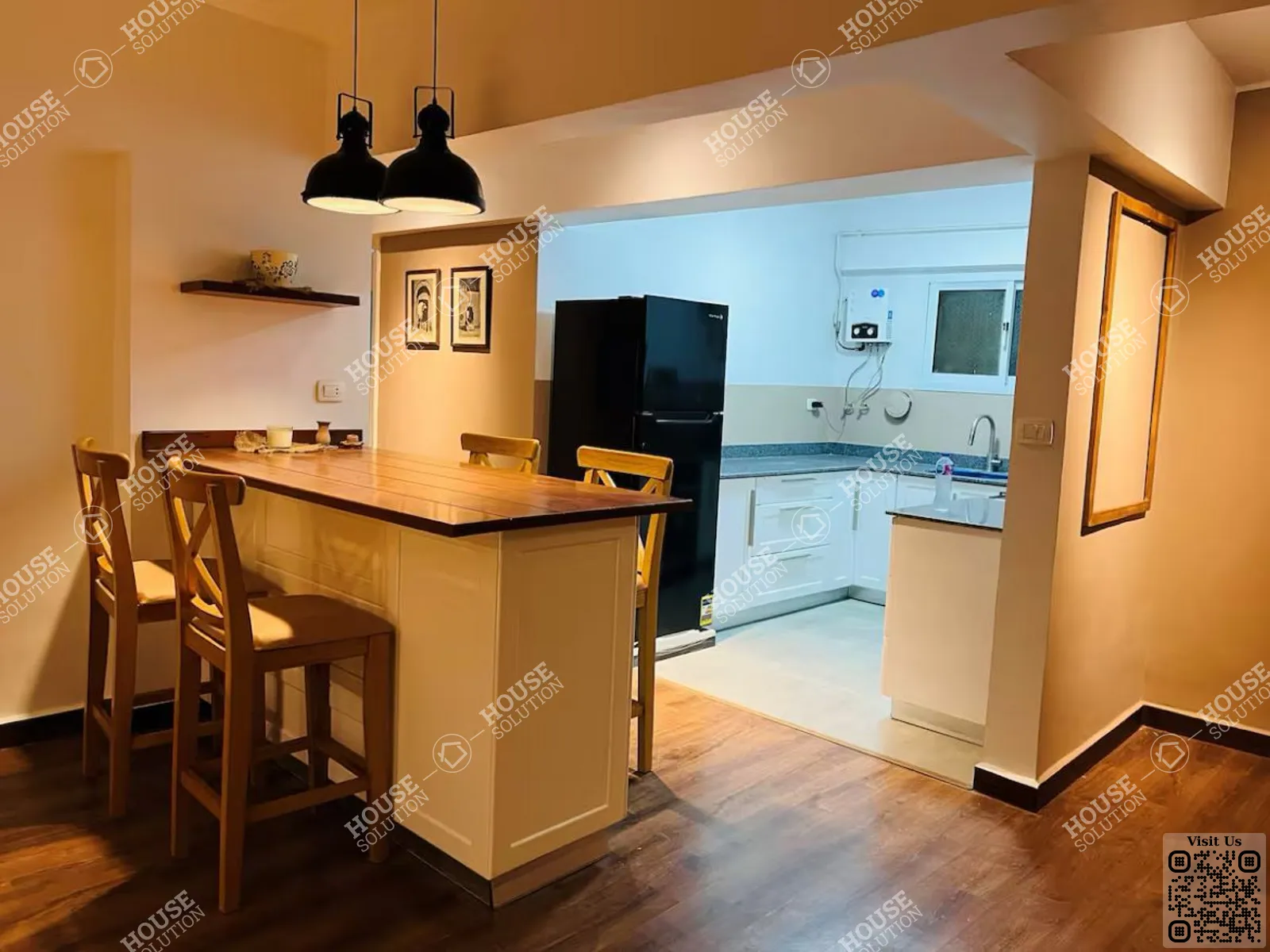 KITCHEN  @ Apartments For Rent In Maadi Maadi Sarayat Area: 150 m² consists of 2 Bedrooms 1 Bathrooms Furnished 5 stars #5999-1