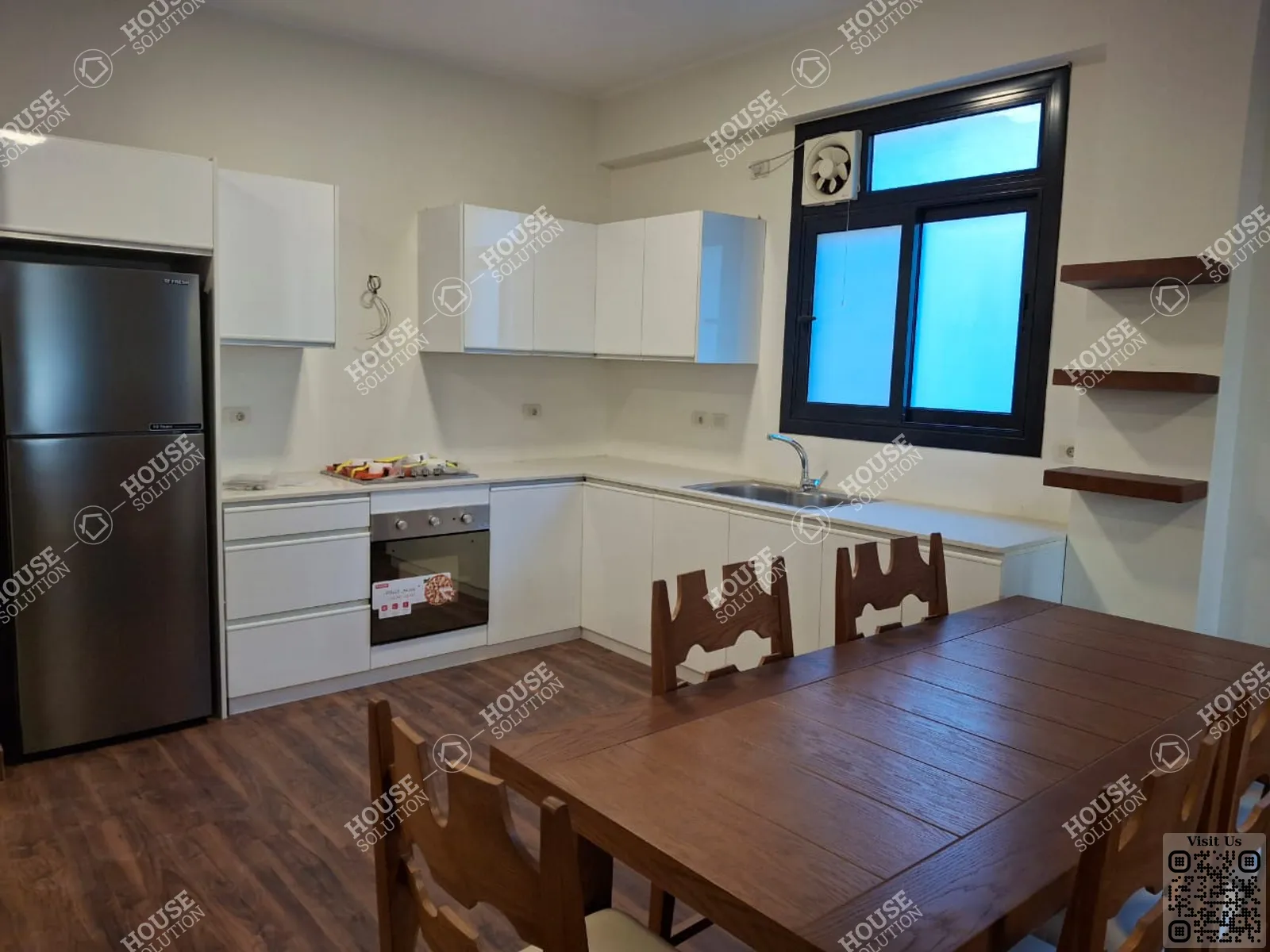 KITCHEN  @ Apartments For Rent In Maadi Maadi Sarayat Area: 120 m² consists of 2 Bedrooms 2 Bathrooms Modern furnished 5 stars #6004-1