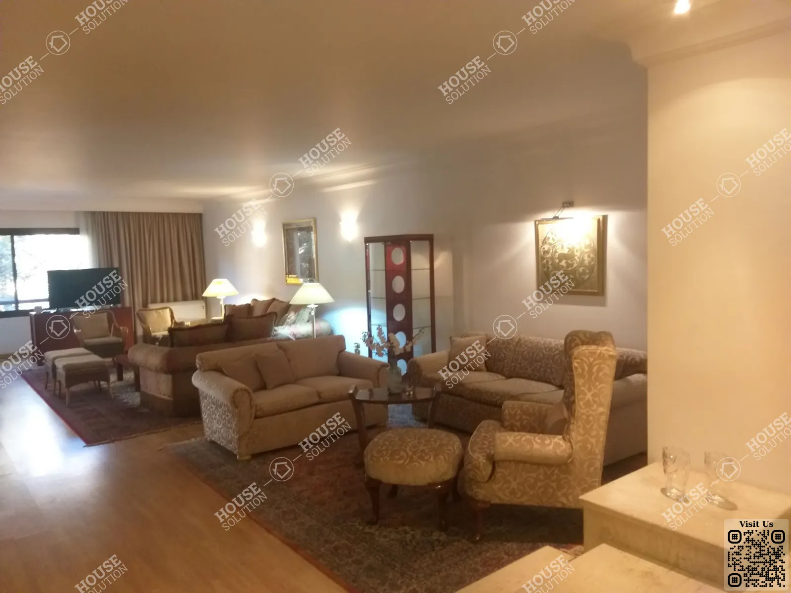 RECEPTION  @ Apartments For Rent In Maadi Maadi Sarayat Area: 240 m² consists of 3 Bedrooms 2 Bathrooms Furnished 5 stars #6007-0
