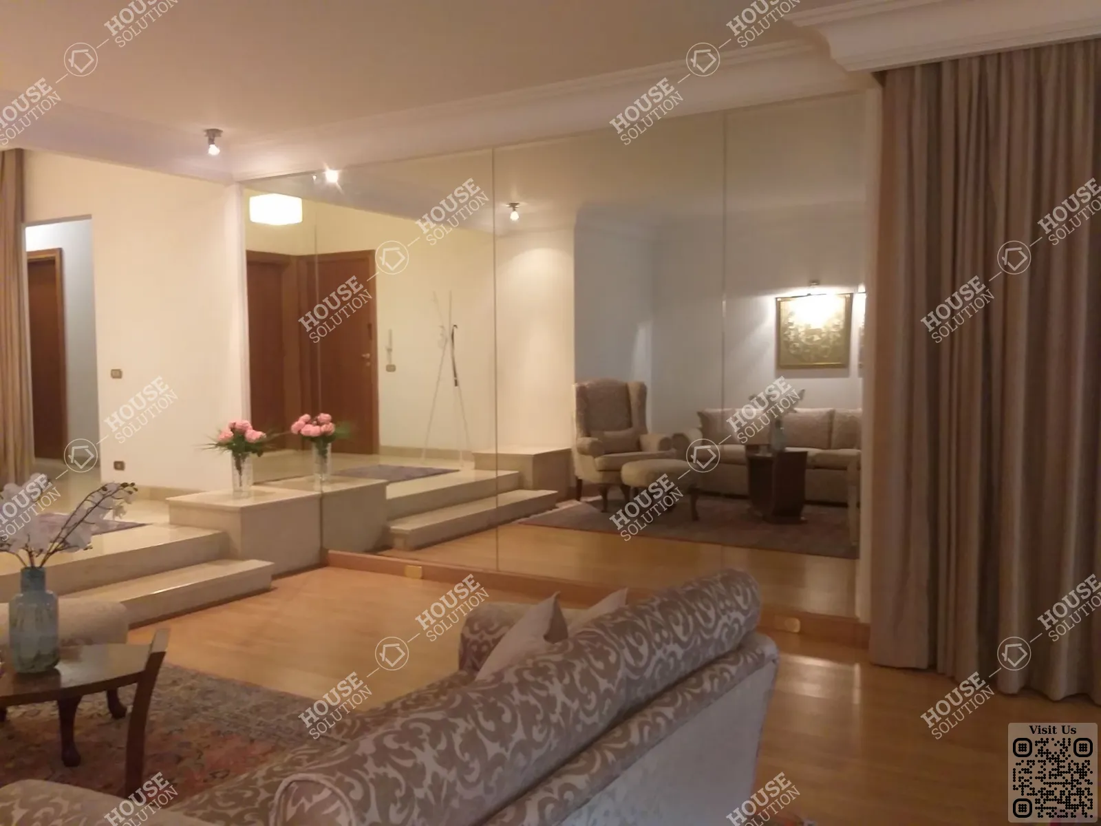 RECEPTION @ Apartments For Rent In Maadi Maadi Sarayat Area: 180 m² consists of 3 Bedrooms 2 Bathrooms Furnished 5 stars #6007-2