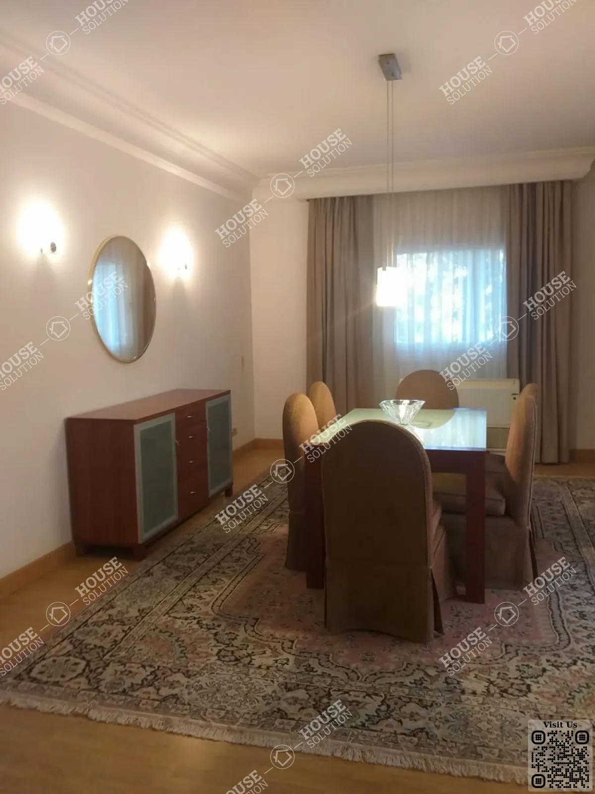 DINING AREA @ Apartments For Rent In Maadi Maadi Sarayat Area: 180 m² consists of 3 Bedrooms 2 Bathrooms Furnished 5 stars #6007-1