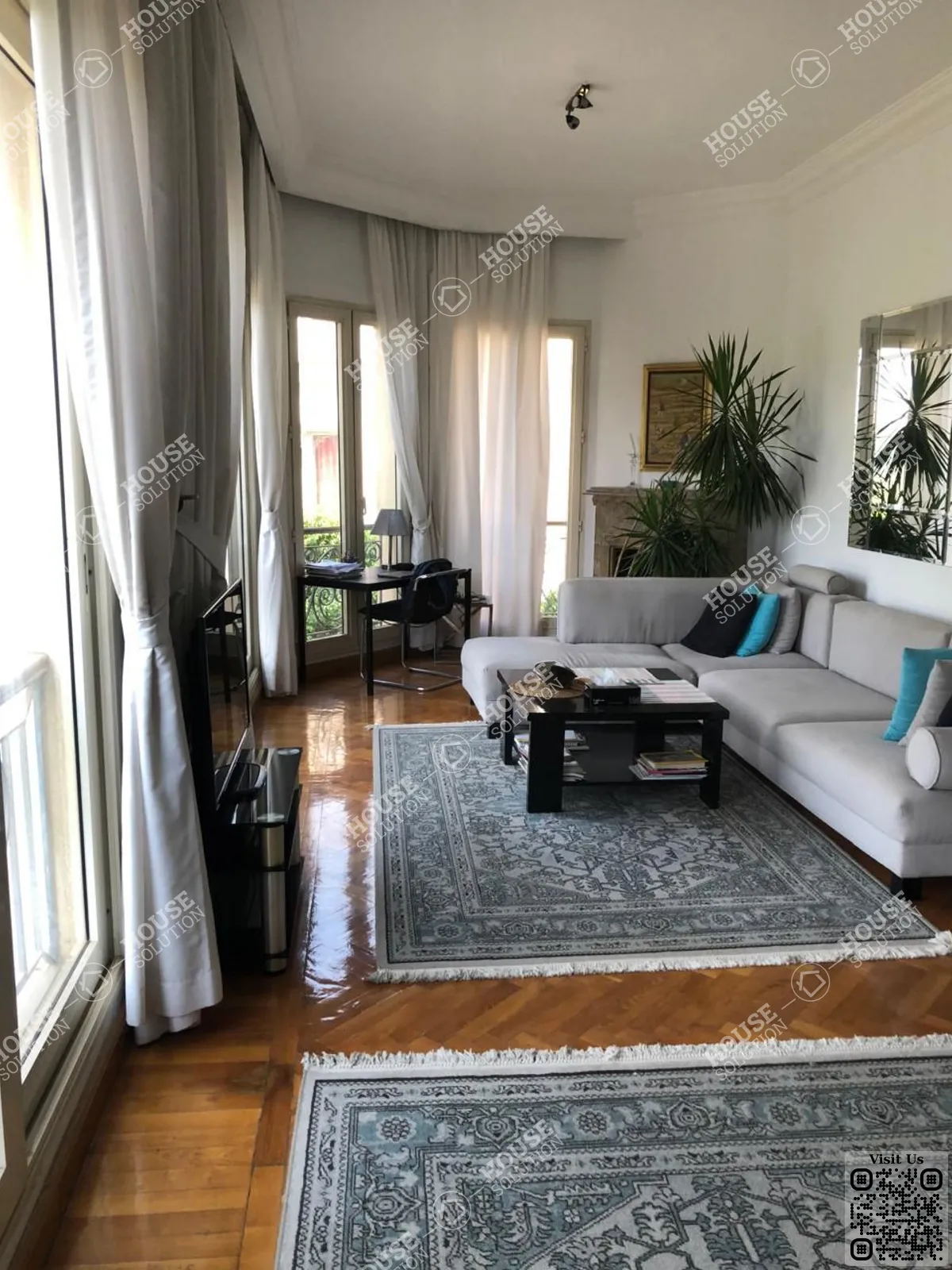 RECEPTION  @ Apartments For Rent In Katameya katameya Heights Area: 150 m² consists of 2 Bedrooms 2 Bathrooms Modern furnished 5 stars #6011-1