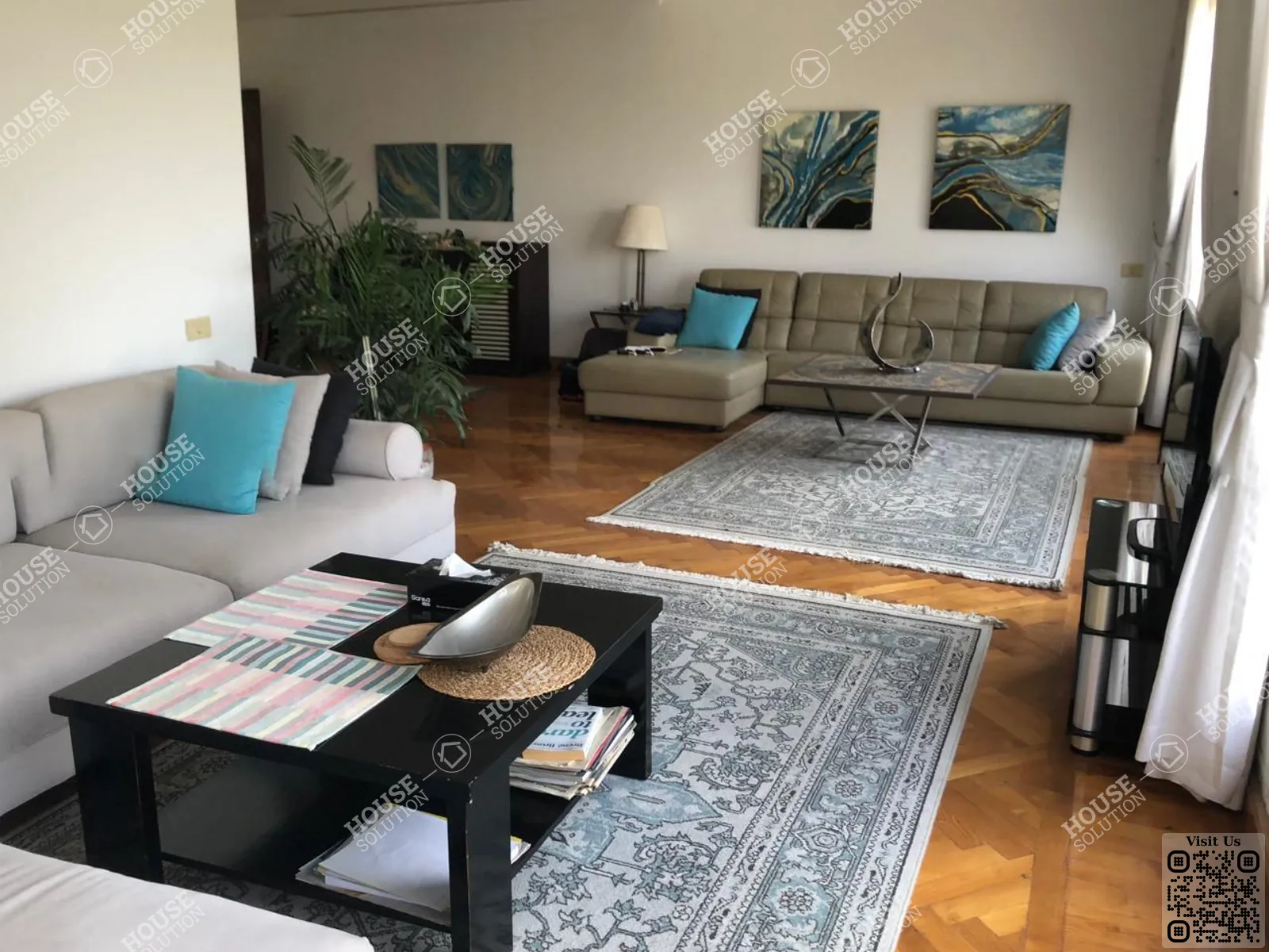 RECEPTION  @ Apartments For Rent In Katameya katameya Heights Area: 150 m² consists of 2 Bedrooms 2 Bathrooms Modern furnished 5 stars #6011-0