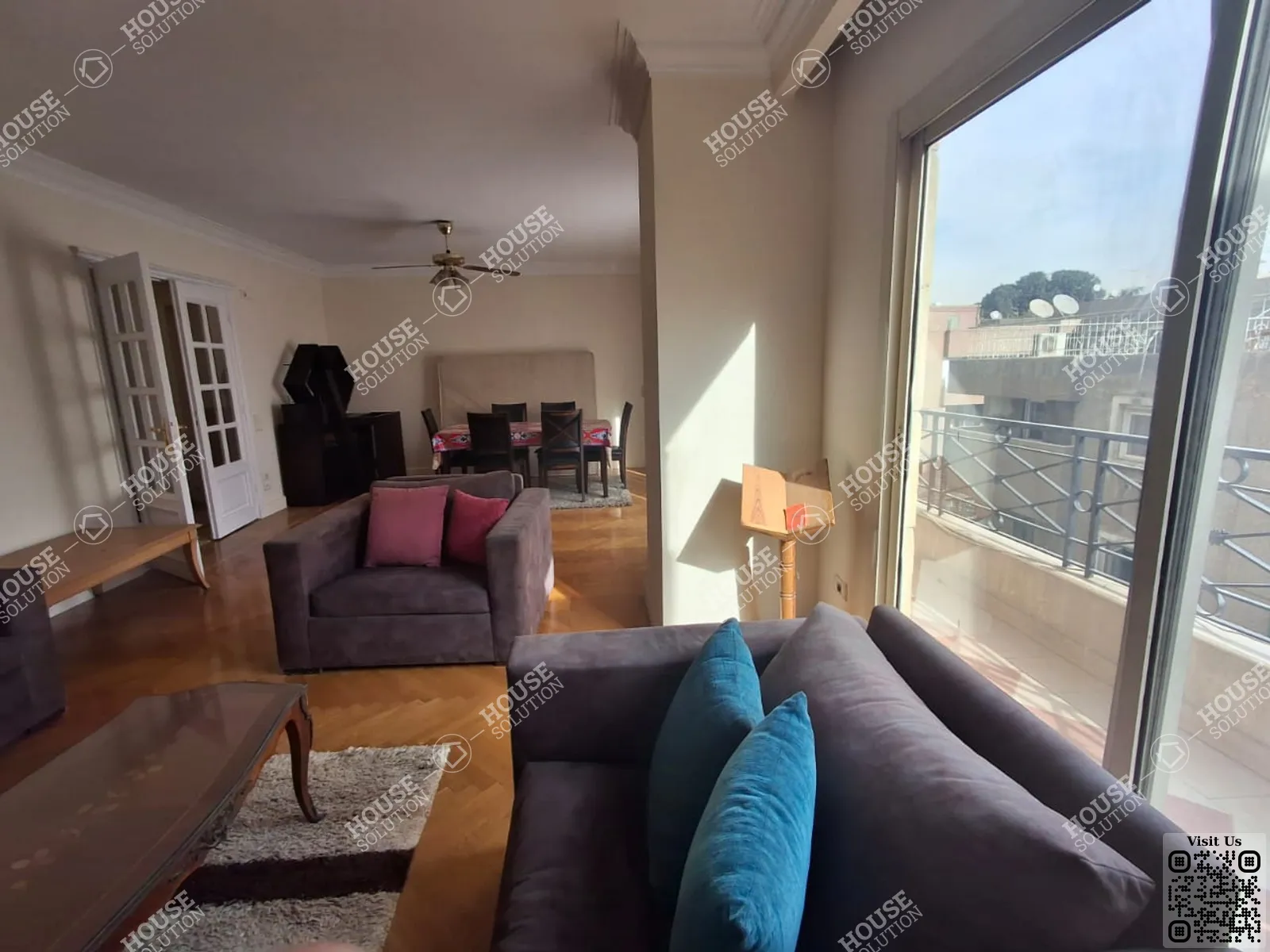 RECEPTION @ Apartments For Rent In Maadi Maadi Sarayat Area: 170 m² consists of 3 Bedrooms 2 Bathrooms Furnished 5 stars #6013-1