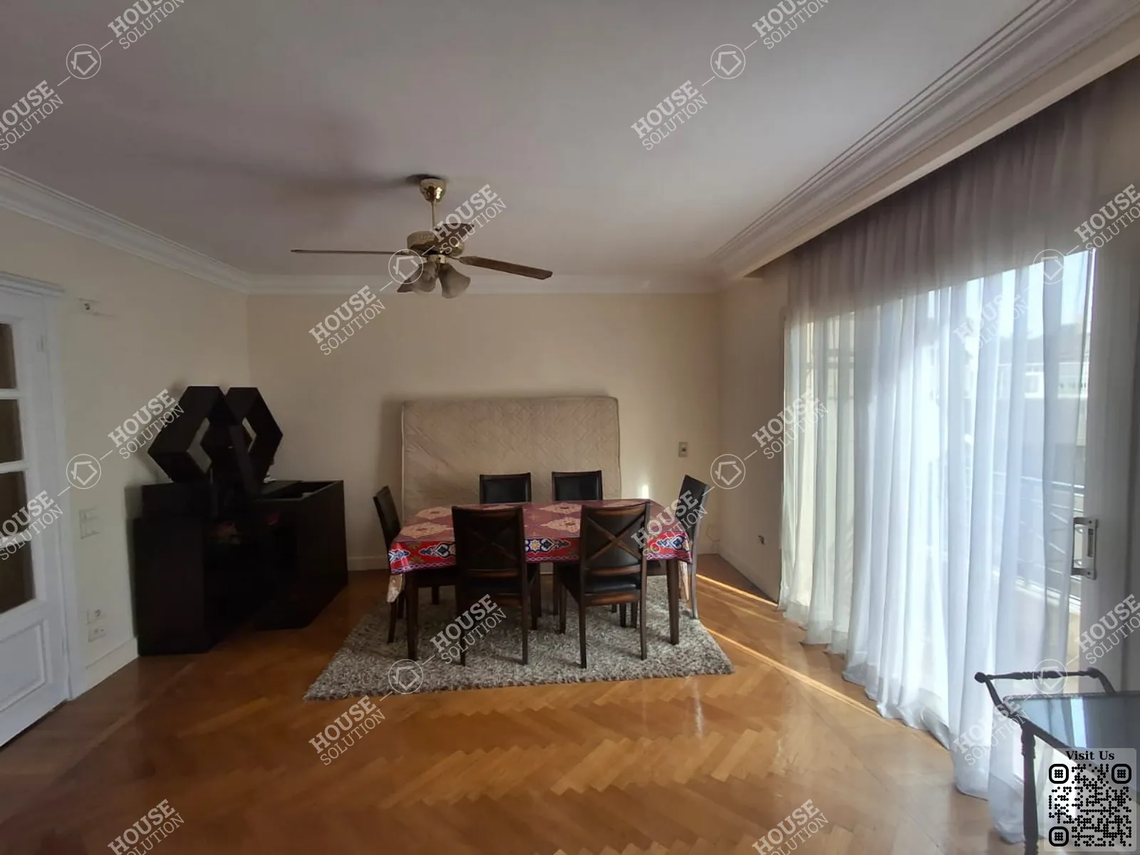 DINING AREA @ Apartments For Rent In Maadi Maadi Sarayat Area: 170 m² consists of 3 Bedrooms 2 Bathrooms Furnished 5 stars #6013-0