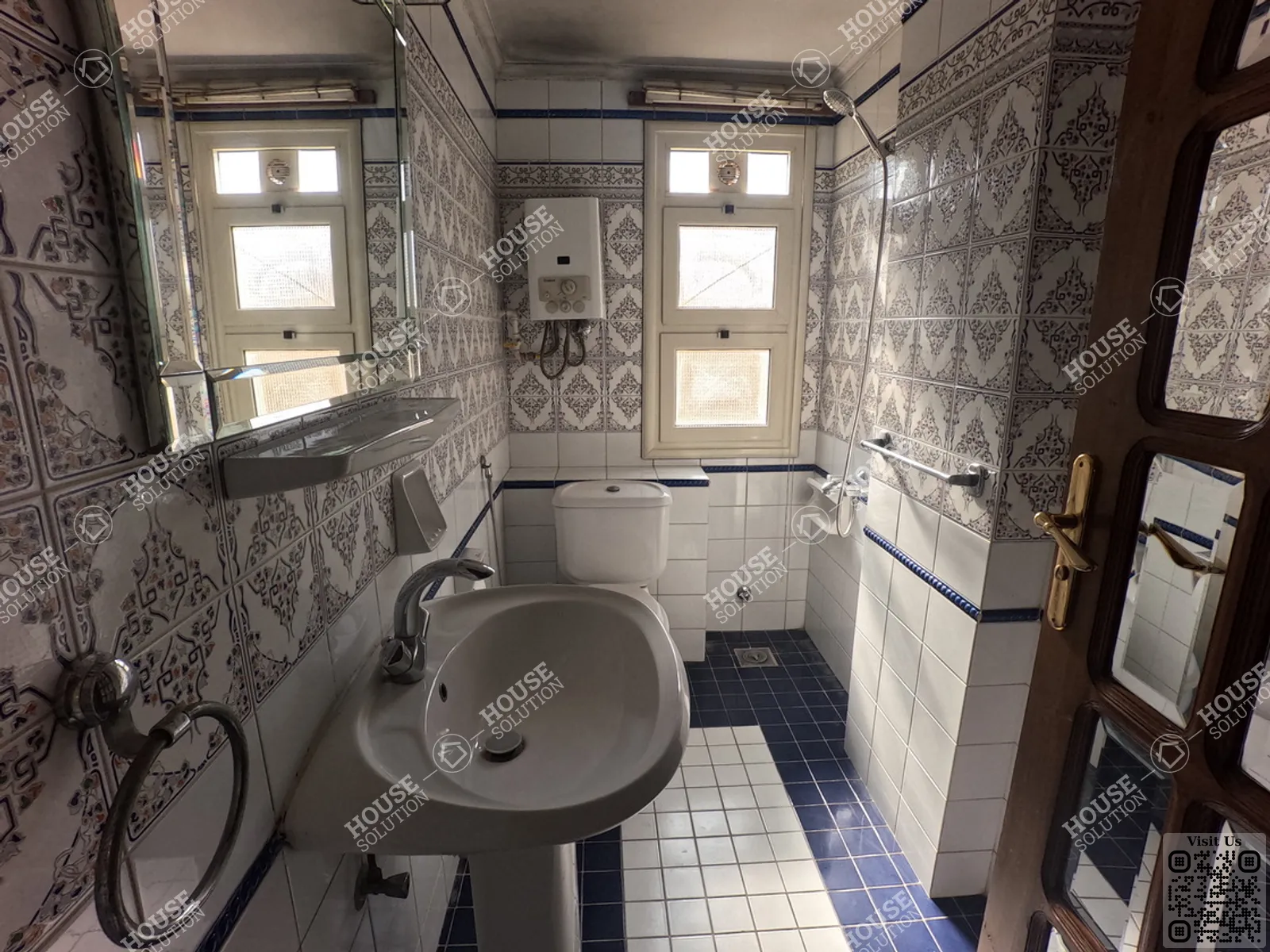 BATHROOM  @ Apartments For Rent In Maadi Maadi Degla Area: 120 m² consists of 3 Bedrooms 3 Bathrooms Furnished 5 stars #6014-2