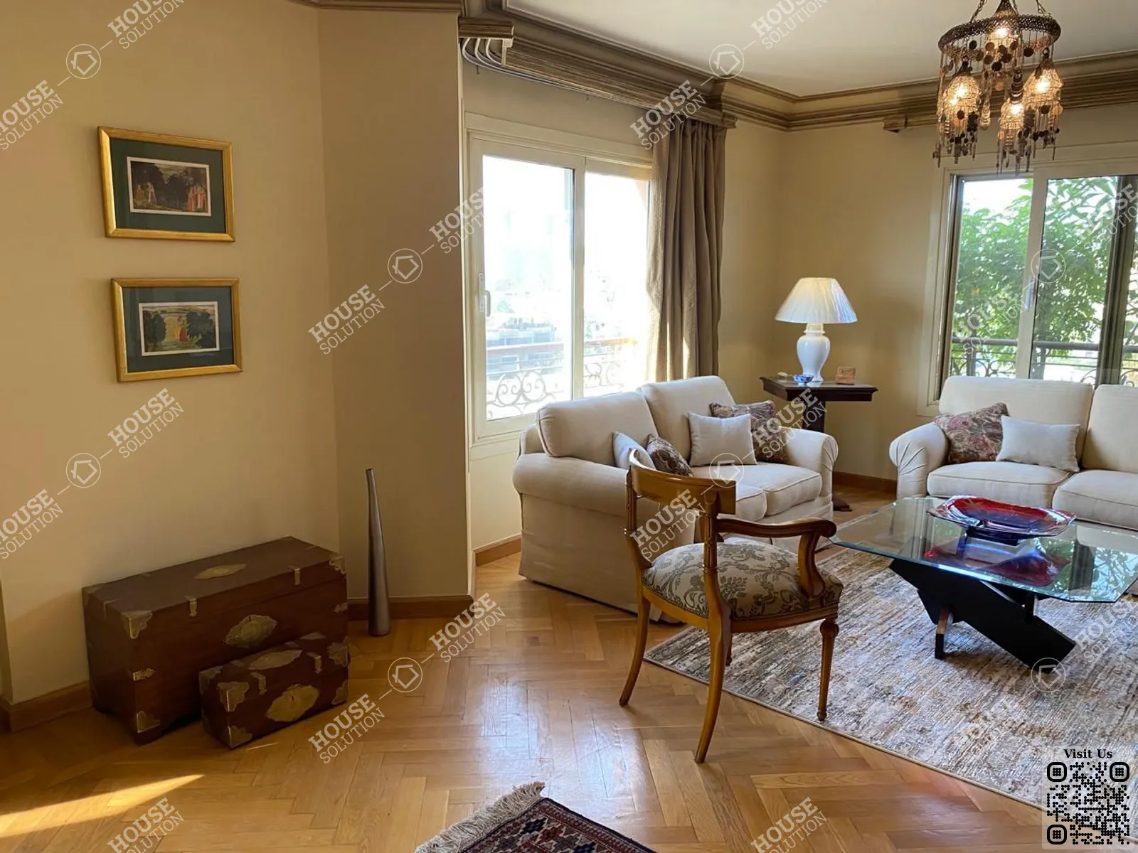 RECEPTION @ Apartments For Rent In Maadi Maadi Sarayat Area: 340 m² consists of 4 Bedrooms 3 Bathrooms Furnished 5 stars #6019-2