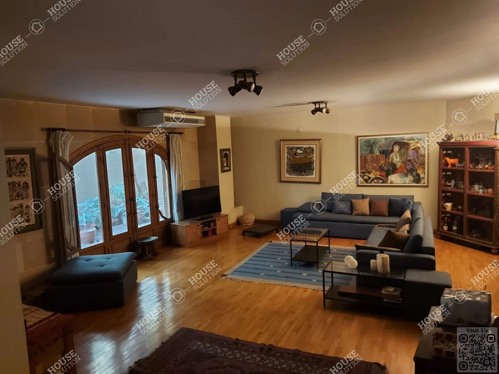 RECEPTION  @ Ground Floors For Rent In Maadi Maadi Sarayat Area: 250 m² consists of 3 Bedrooms 3 Bathrooms Furnished 1 stars #6020-2