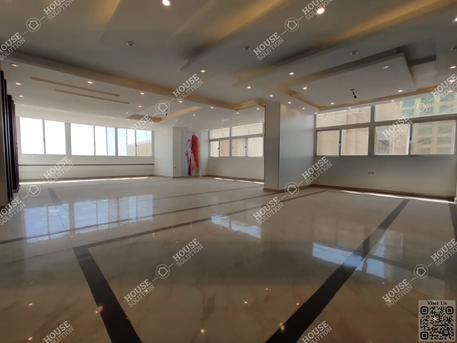 RECEPTION @ Office spaces For Rent In Maadi Maadi Cornishe Area: 405 m² consists of 5 Bedrooms 5 Bathrooms Semi furnished 5 stars #6029-0