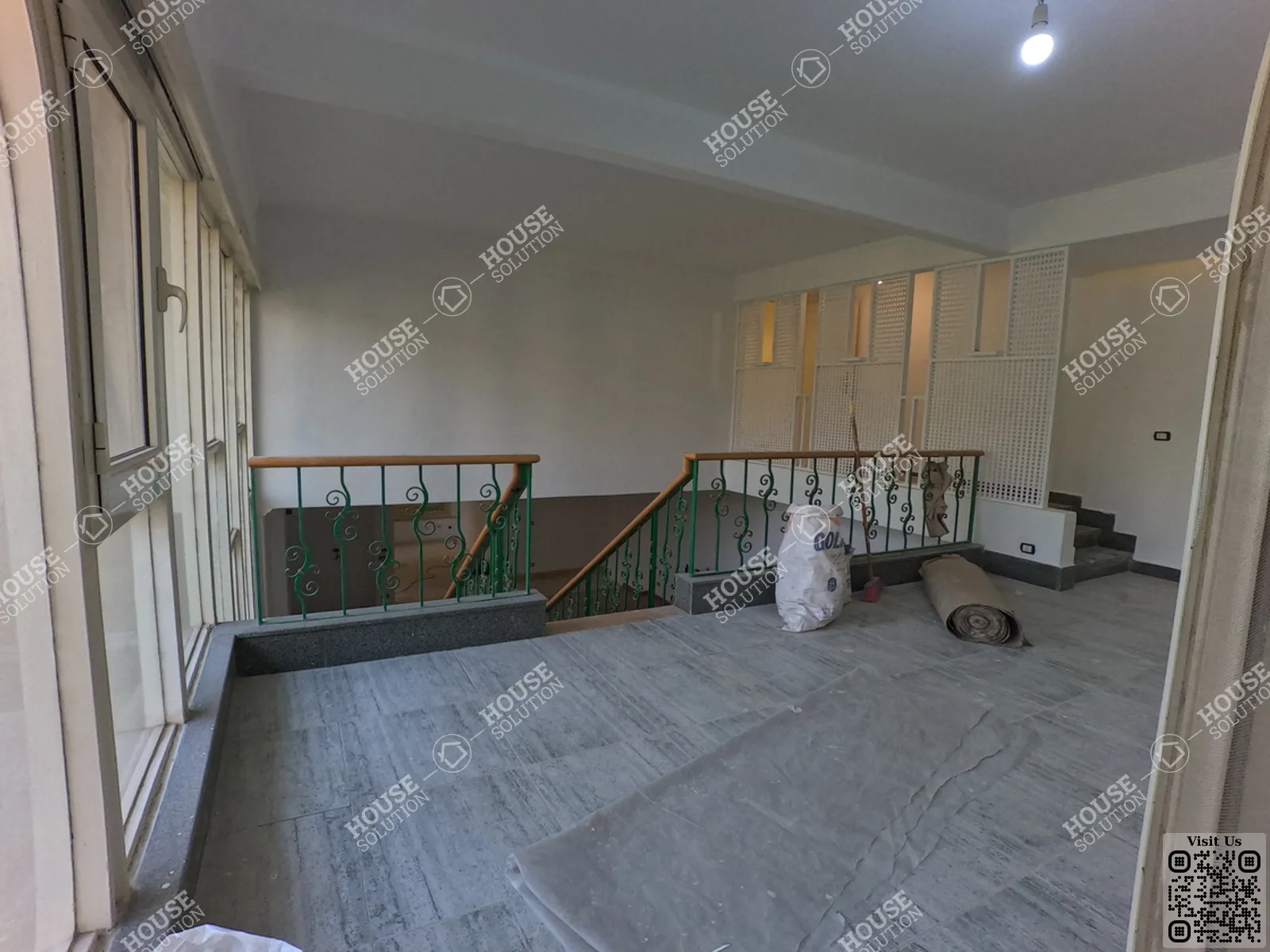 LIVING AREA @ Ground Floors For Rent In Maadi Maadi Sarayat Area: 280 m² consists of 3 Bedrooms 3 Bathrooms Semi furnished 1 stars #6035-1