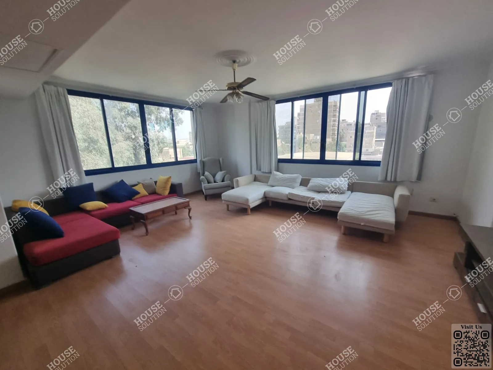 RECEPTION @ Apartments For Rent In Maadi Maadi Sarayat Area: 250 m² consists of 4 Bedrooms 4 Bathrooms Furnished 5 stars #6036-1