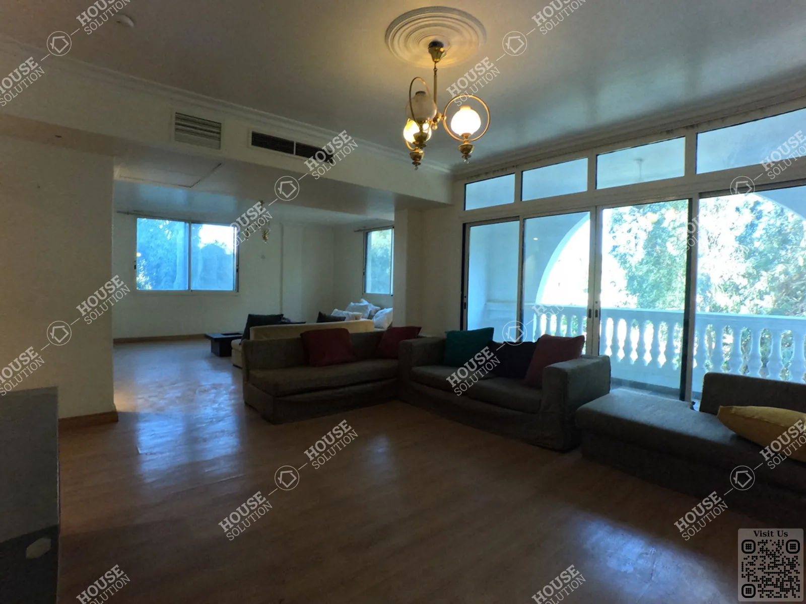RECEPTION @ Apartments For Rent In Maadi Maadi Sarayat Area: 250 m² consists of 3 Bedrooms 3 Bathrooms Furnished 5 stars #6038-0